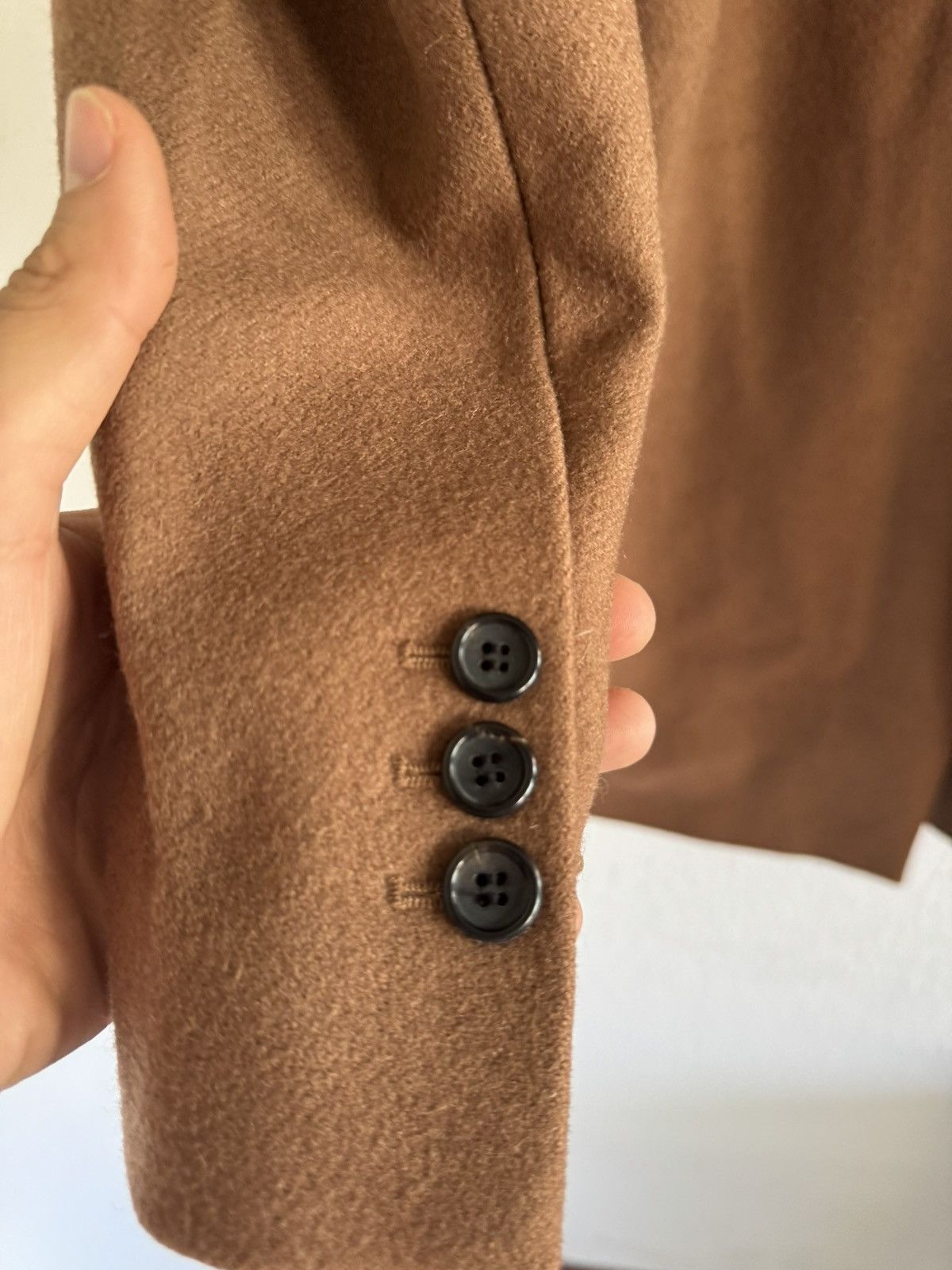 Gosha Rubchinskiy Single Breasted Brown Wool Coat Size US XL / EU 56 / 4 - 14 Thumbnail