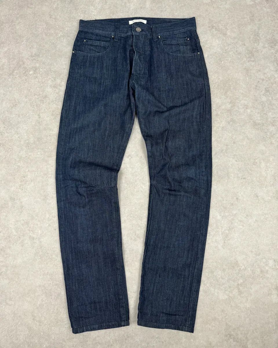 Balmain 2010s Pierre Balmain Navy Brut Slim Denim Jeans Size US 30 / EU 46 - 1 Thumbnail