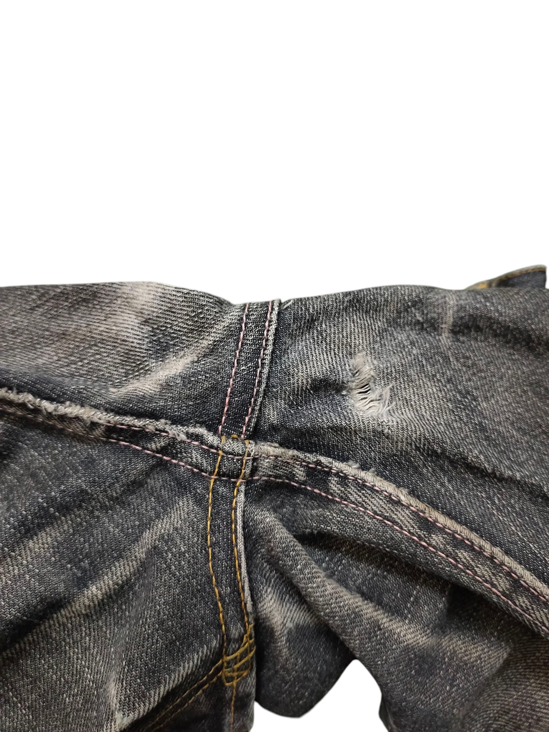 Spiritual Gangster Vintage Gangsterville Selvedge Rusty Distress Denim Jeans Size US 30 / EU 46 - 13 Thumbnail