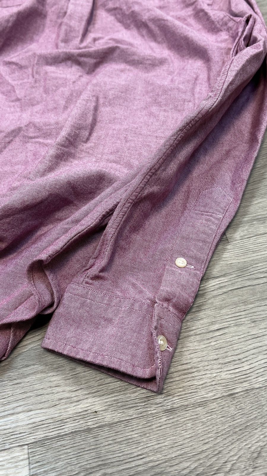 Polo Ralph Lauren Polo Ralph Lauren Vintage Pink Oxford Button Down slim Shirt Size US S / EU 44-46 / 1 - 9 Thumbnail