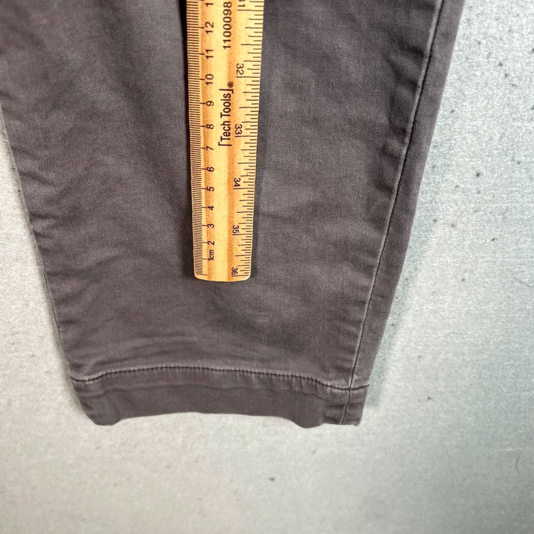 Polo Ralph Lauren Polo Ralph Lauren Mens Chino Pants Slim 34 x 32 Gray Cotton Blend Flat Front Button Size US S / EU 44-46 / 1 - 7 Thumbnail