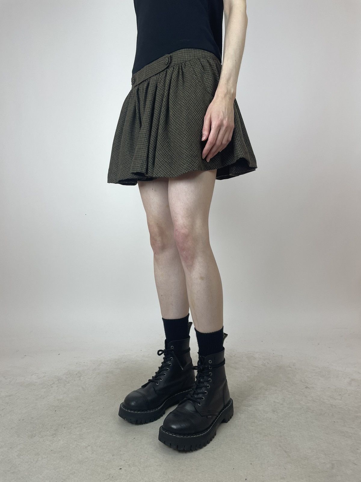 Jack Wills × Vintage Jack Wills Wool pleated mini skirt Womens size 8 Size 27" / US 4 / IT 40 - 4 Thumbnail