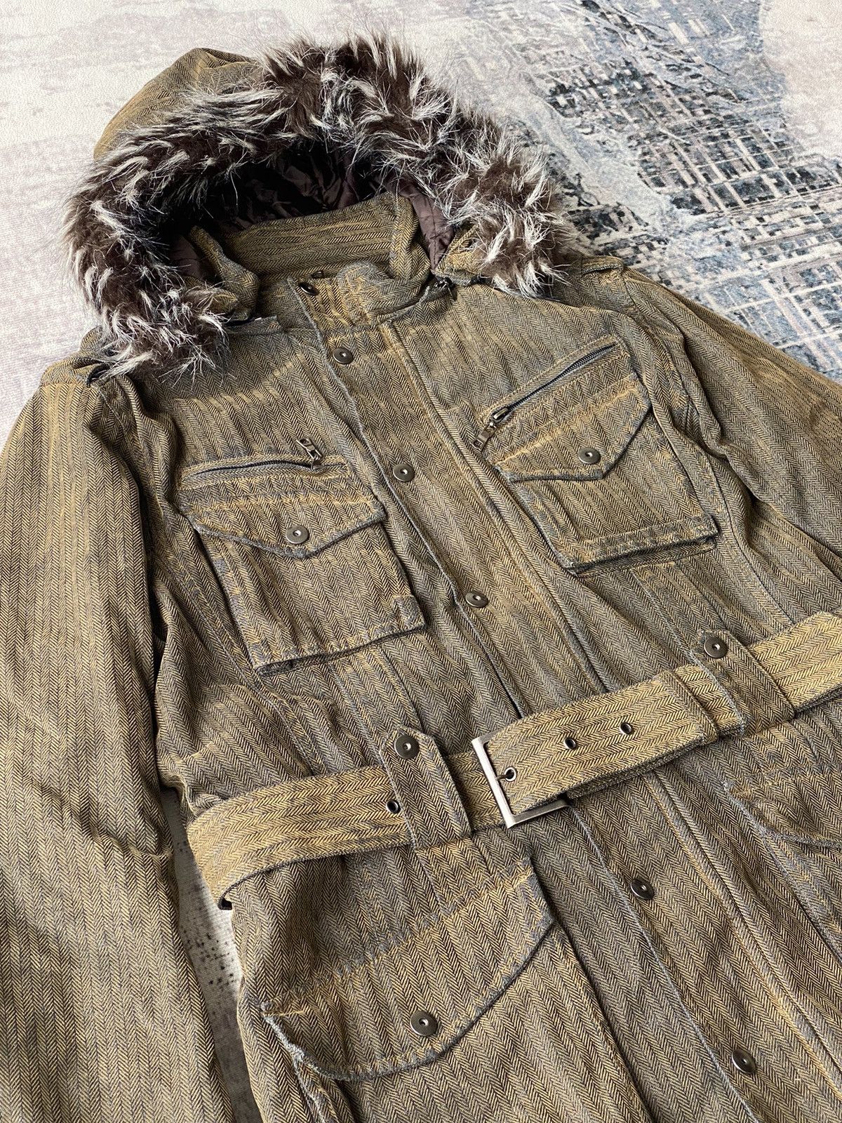Japanese Brand XX Vintage Create barefoot Fur Raccoon Goa Jacket Hoodies Size US M / EU 48-50 / 2 - 3 Thumbnail