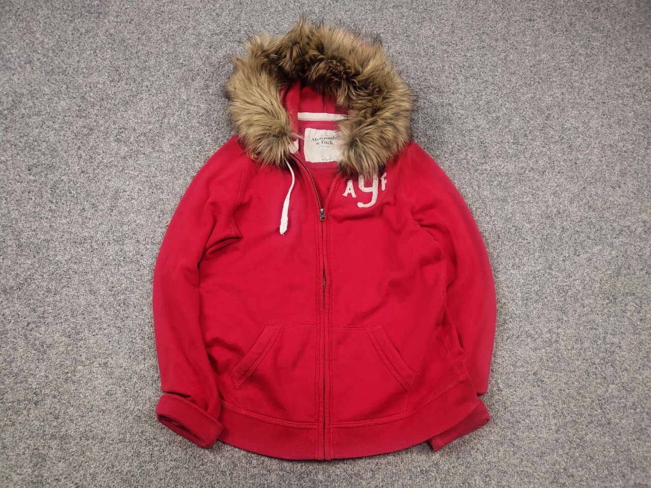 Abercrombie & Fitch Abercrombie Vintage Y2K crazy fur zip Hoodie if six was nine Size US M / EU 48-50 / 2 - 2 Thumbnail