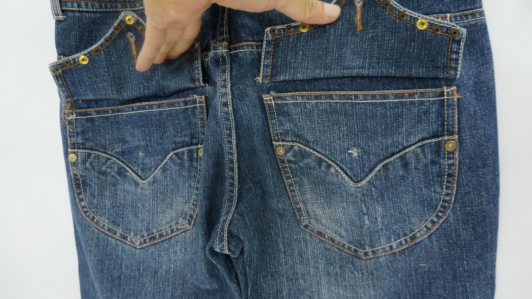 Japanese Brand Vintage INDECENT Japan Flared Jeans Size US 30 / EU 46 - 5 Thumbnail