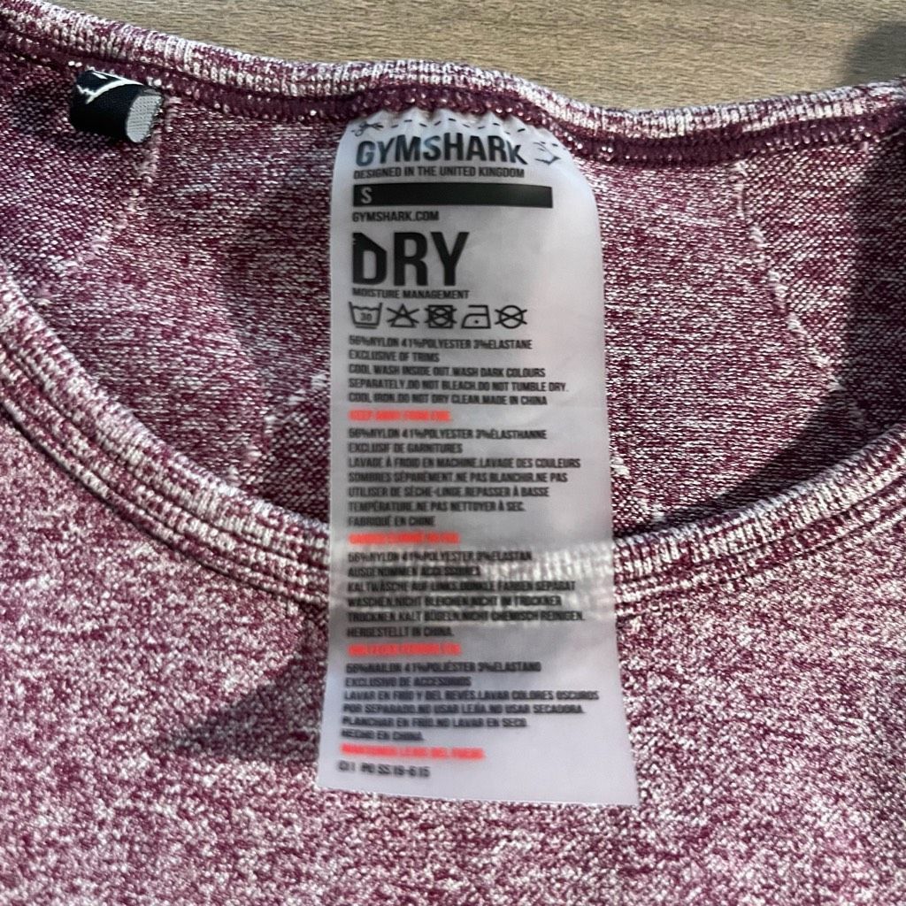 Gymshark GymShark Pink Athletic Workout Cropped Shirt Women Small Bin Size S / US 4 / IT 40 - 3 Thumbnail
