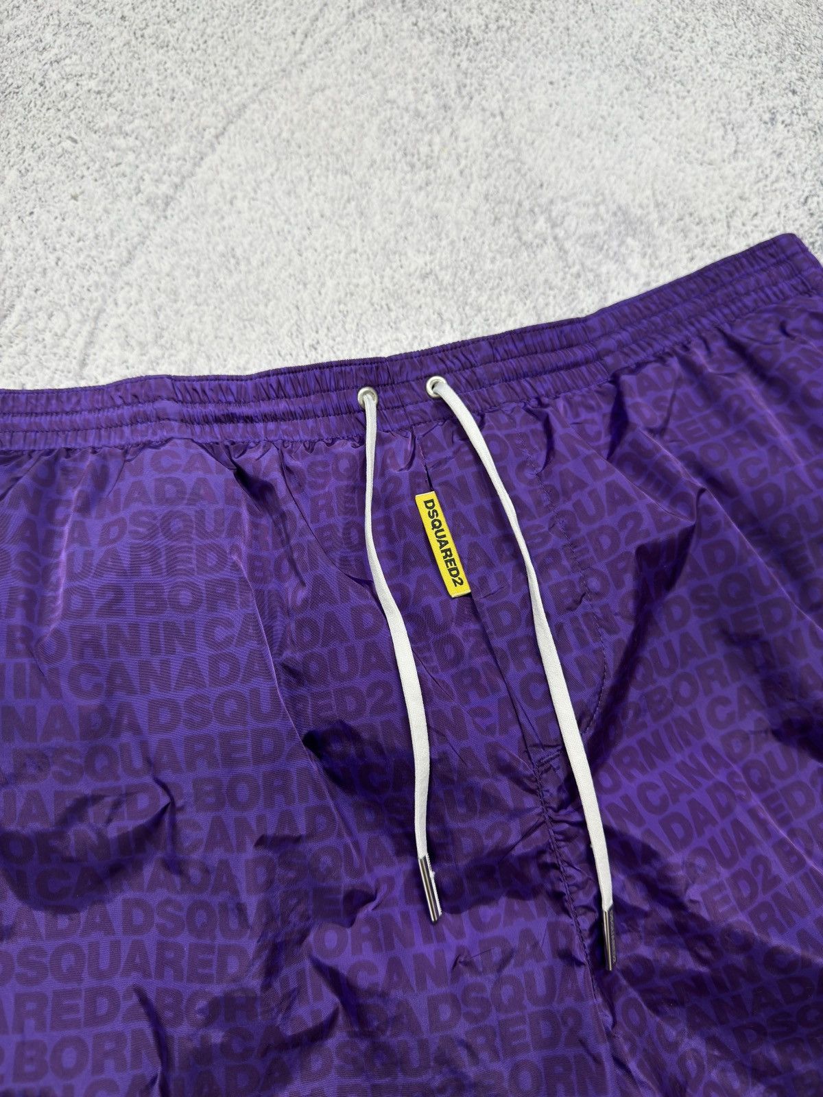 Dsquared2 LUXURY DSQUARED2 NYLON SWIMMING MONOGRAM SHORTS MEN’S Size US 34 / EU 50 - 5 Thumbnail
