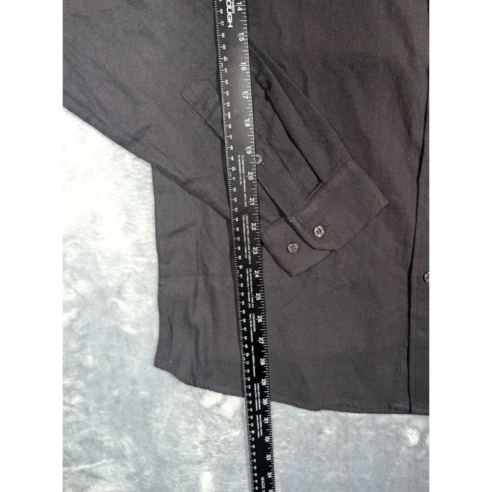 Vintage 5.11 Shirt Mens Large Flannel Long Sleeve Black Volcanic Silverwood Button-Up Pockets Workwear Size US L / EU 52-54 / 3 - 2 Thumbnail