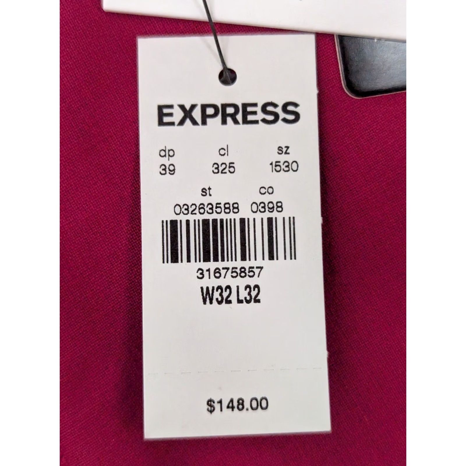 Express Express Wool Blend Stretch Twill Hi Rise Pants Women 34 Pink Size 24" / US 00 / IT 34 - 7 Thumbnail