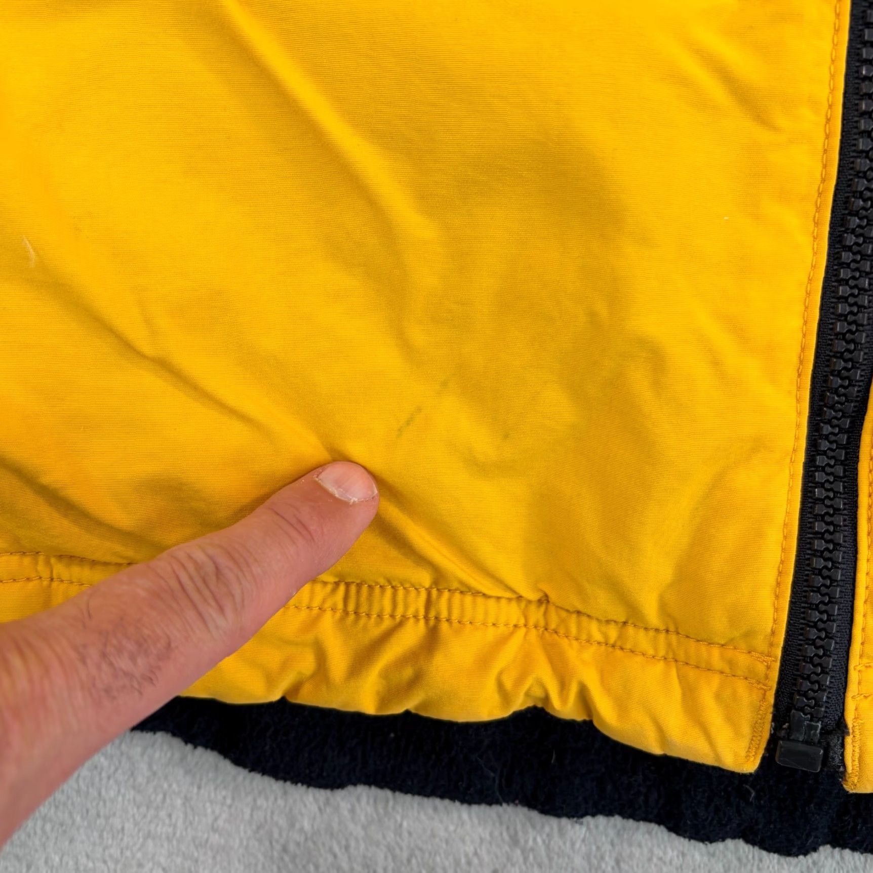 Abercrombie & Fitch VINTAGE Abercrombie & Fitch A92 Ski Jacket Men M Yellow Windbreaker Waterproof Fleece Lined Zipper Pockets 90s Outdoors Size US M / EU 48-50 / 2 - 5 Thumbnail
