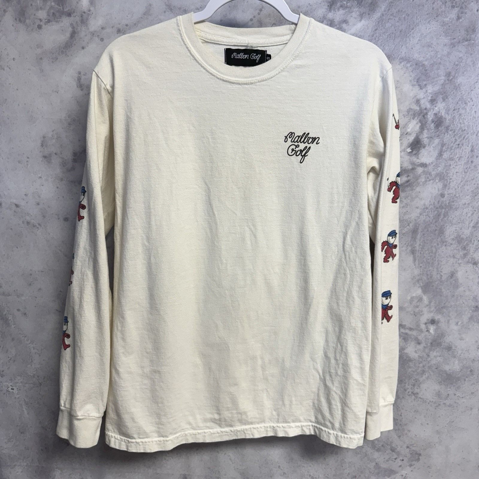 Malbon Malbon Golf Grateful Dead Bears Long Sleeve T Shirt Mens S Size US S / EU 44-46 / 1 - 1 Thumbnail