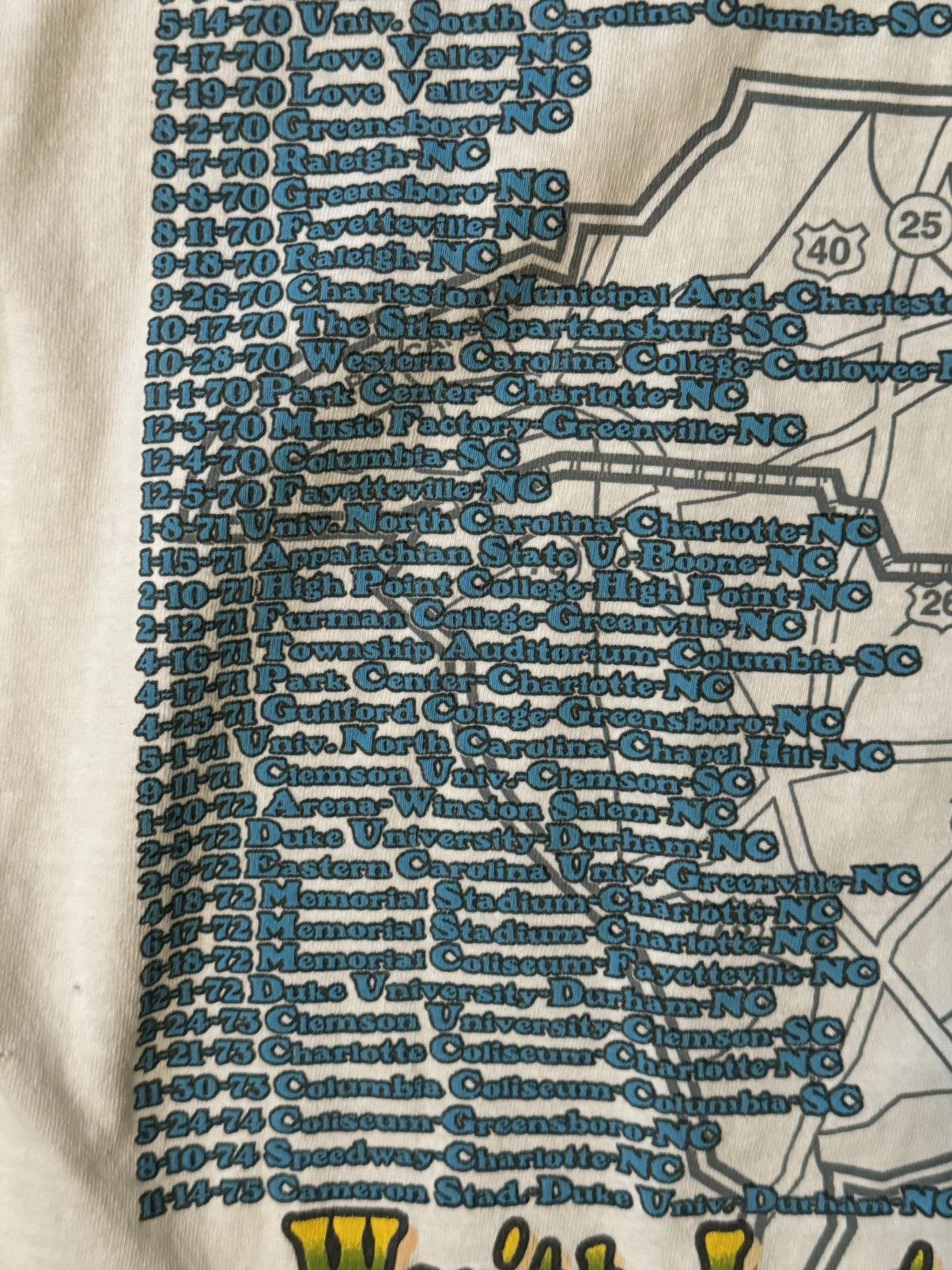 Vintage Vintage 1998 Allman Brothers Band Going To Carolina Size US XL / EU 56 / 4 - 17 Thumbnail