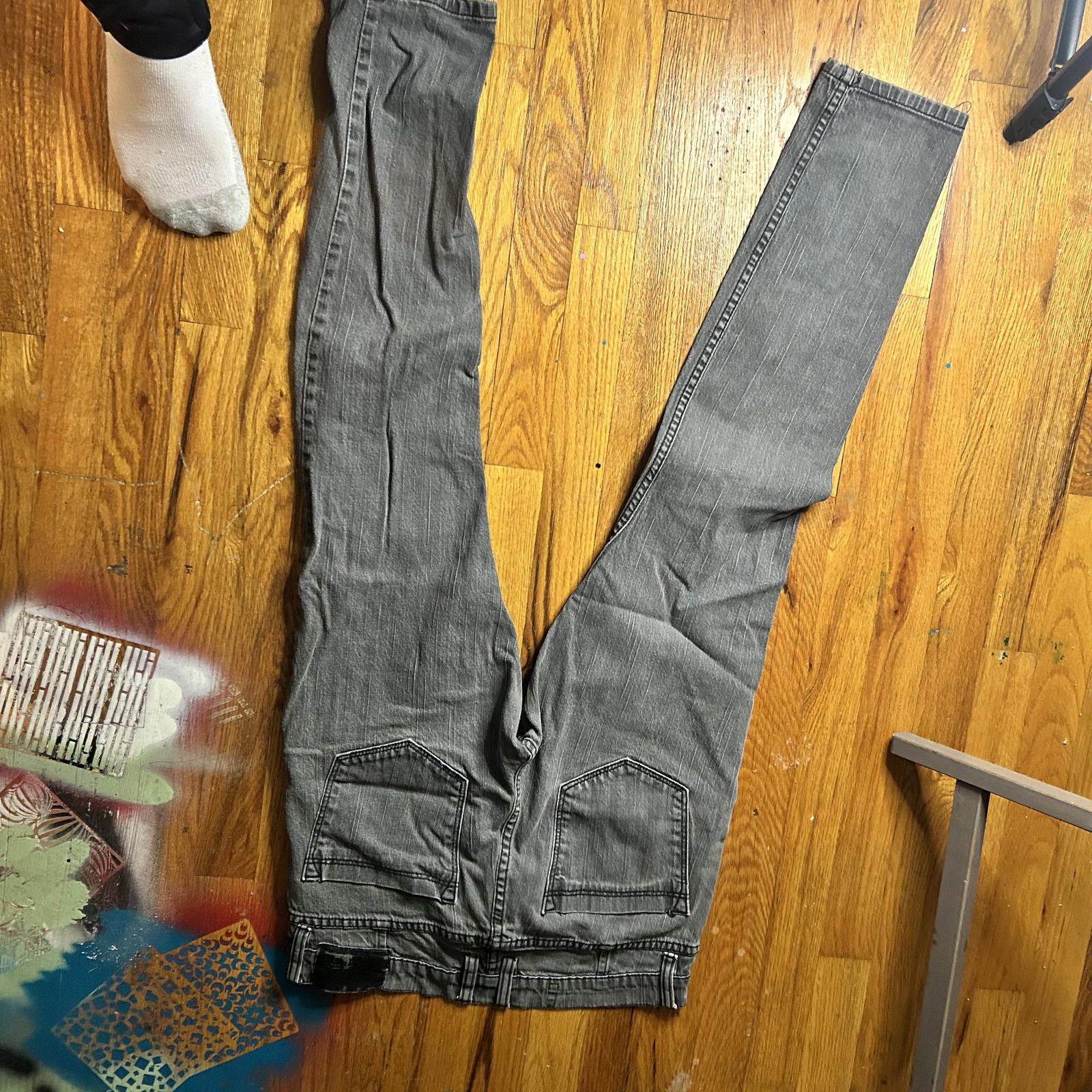Rude Rude Men's Gray Jeans Size 30 - Casual Coolness Included Size US 30 / EU 46 - 4 Thumbnail
