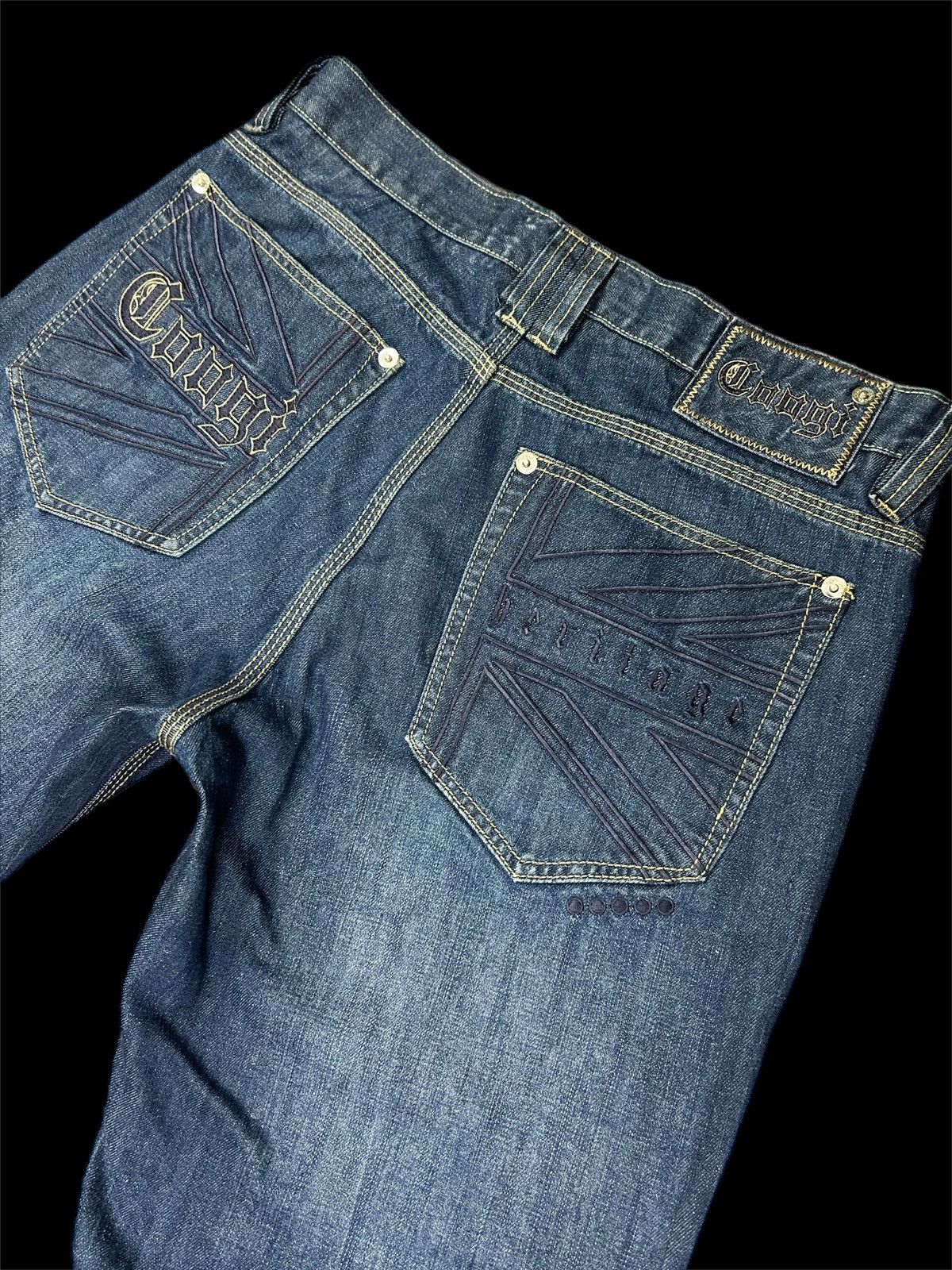 Coogi Coogi Wide Leg Embroidered Jeans Size US 34 / EU 50 - 7 Thumbnail