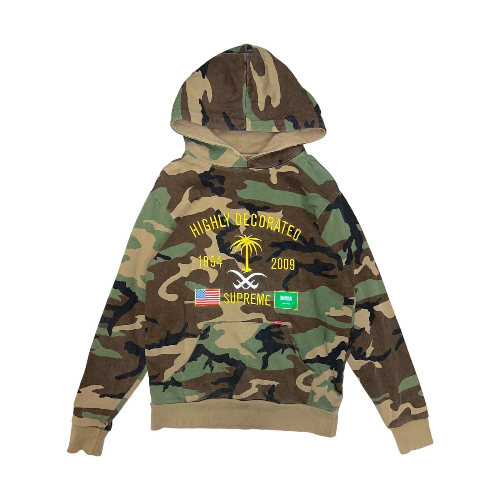 image of Supreme 2009 Highly Decorated Hoodie, Men's (Size Small)