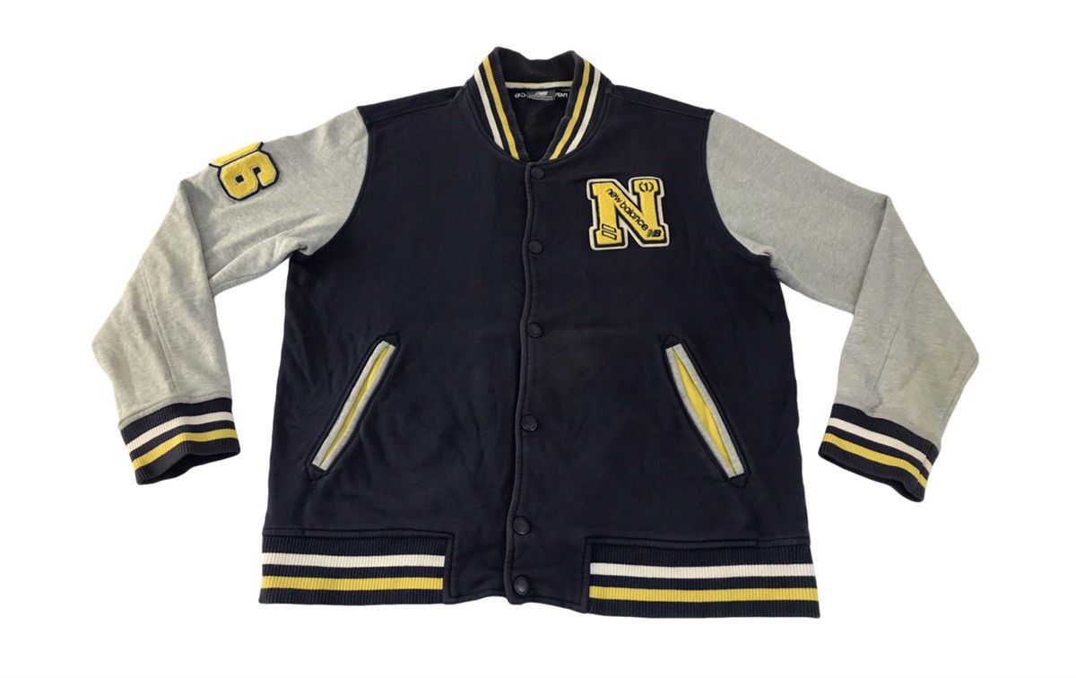 New Balance Varsity Bomber New Balance Embroidery Logo Snap Button Size US XL / EU 56 / 4 - 1 Thumbnail