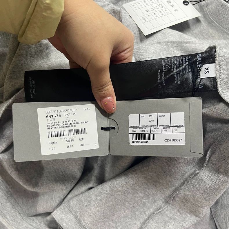 Balenciaga Balenciaga Latest Black Label Grey Coke Embroidered Logo Ro Size US S / EU 44-46 / 1 - 6 Thumbnail