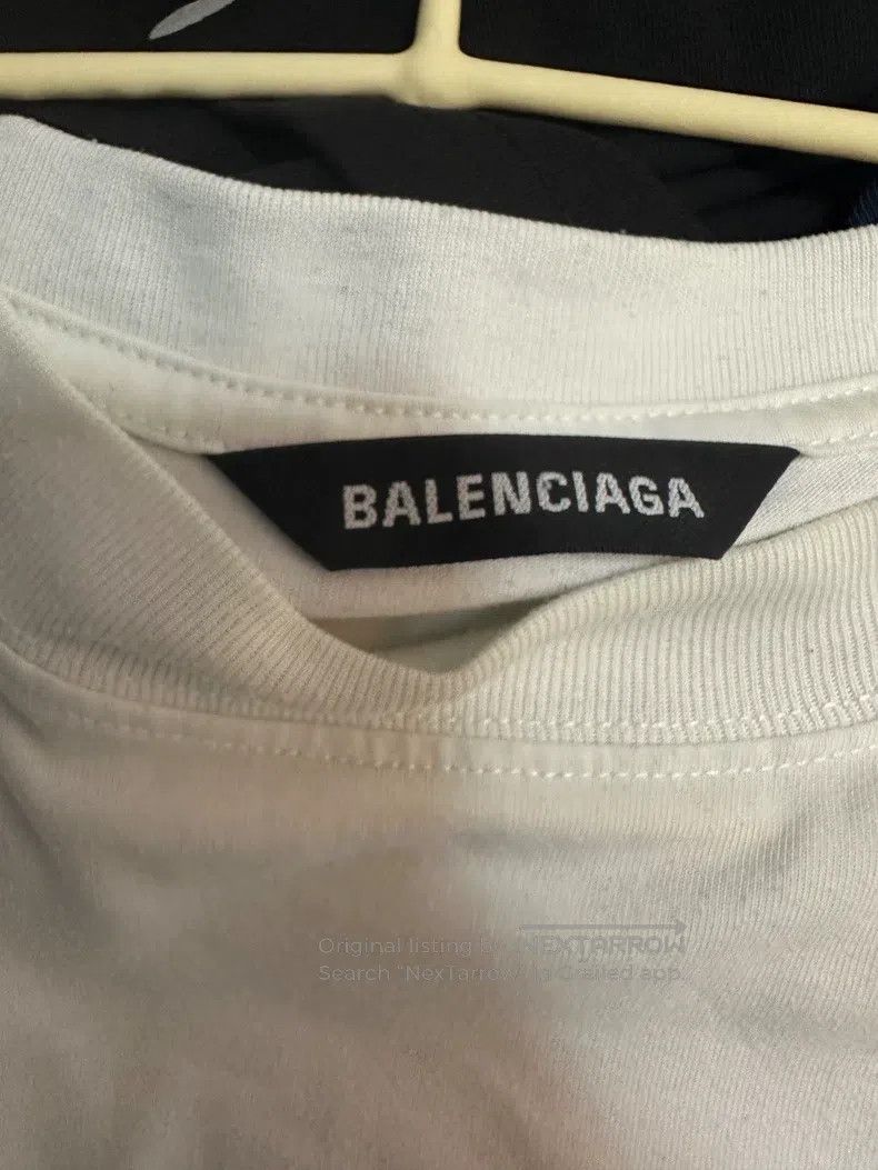 Balenciaga Balenciaga Letter Printed Round Neck Short Sleeve T-Shirt Size US XS / EU 42 / 0 - 4 Thumbnail
