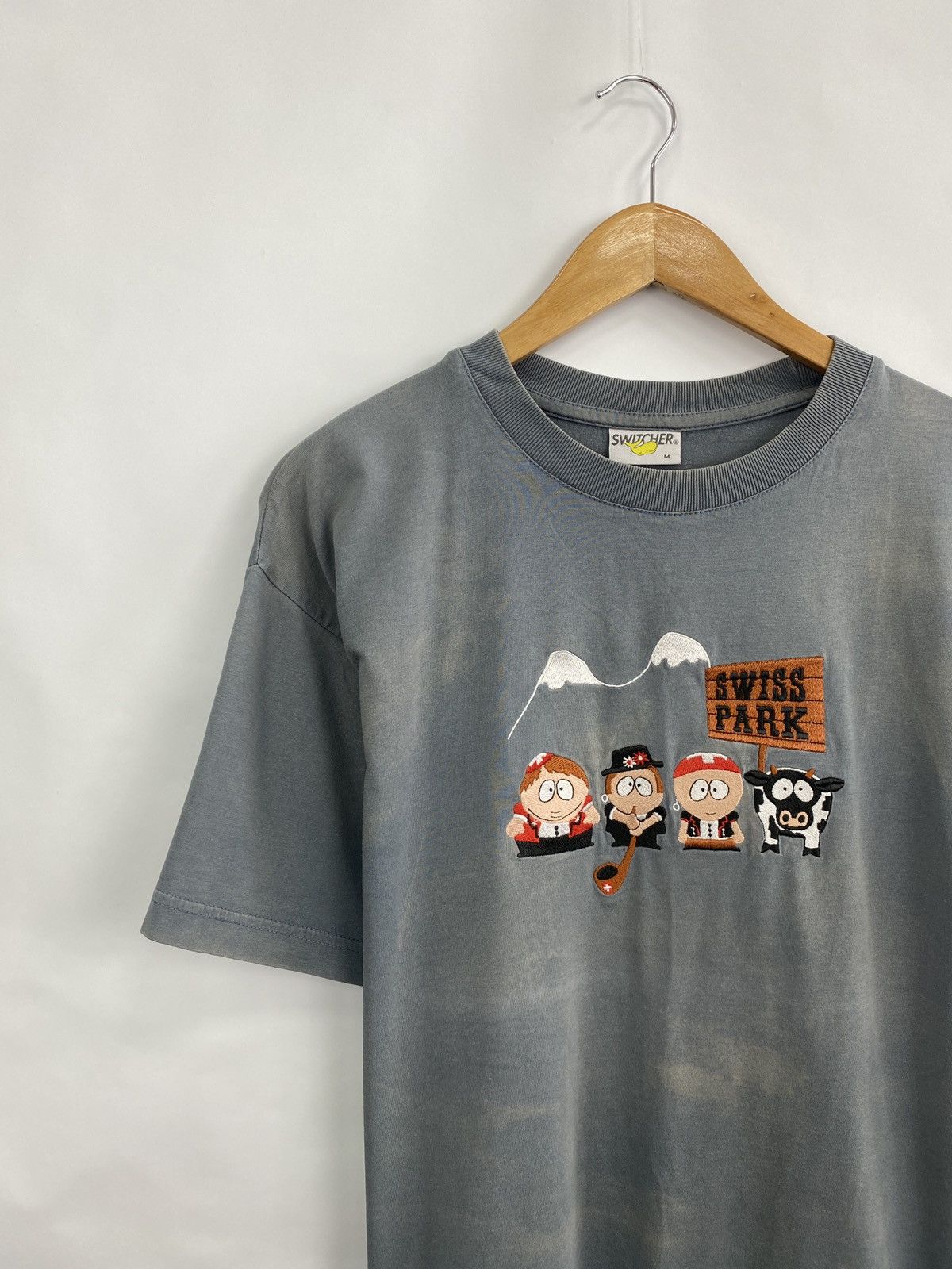 Cartoon Network × Vintage Vintage 90s South Park Swiss Park TV Show Comedy Central Size US M / EU 48-50 / 2 - 2 Thumbnail