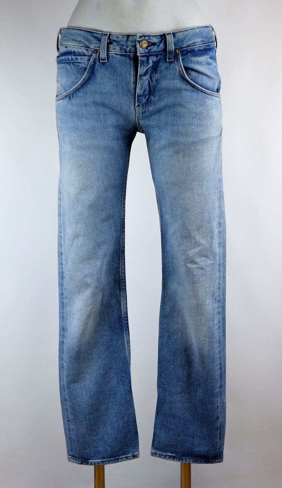 Lee Lee 101Z Selvedge Denim Jeans – Women’s W28 L31 Size 28" / US 6 / IT 42 - 3 Thumbnail