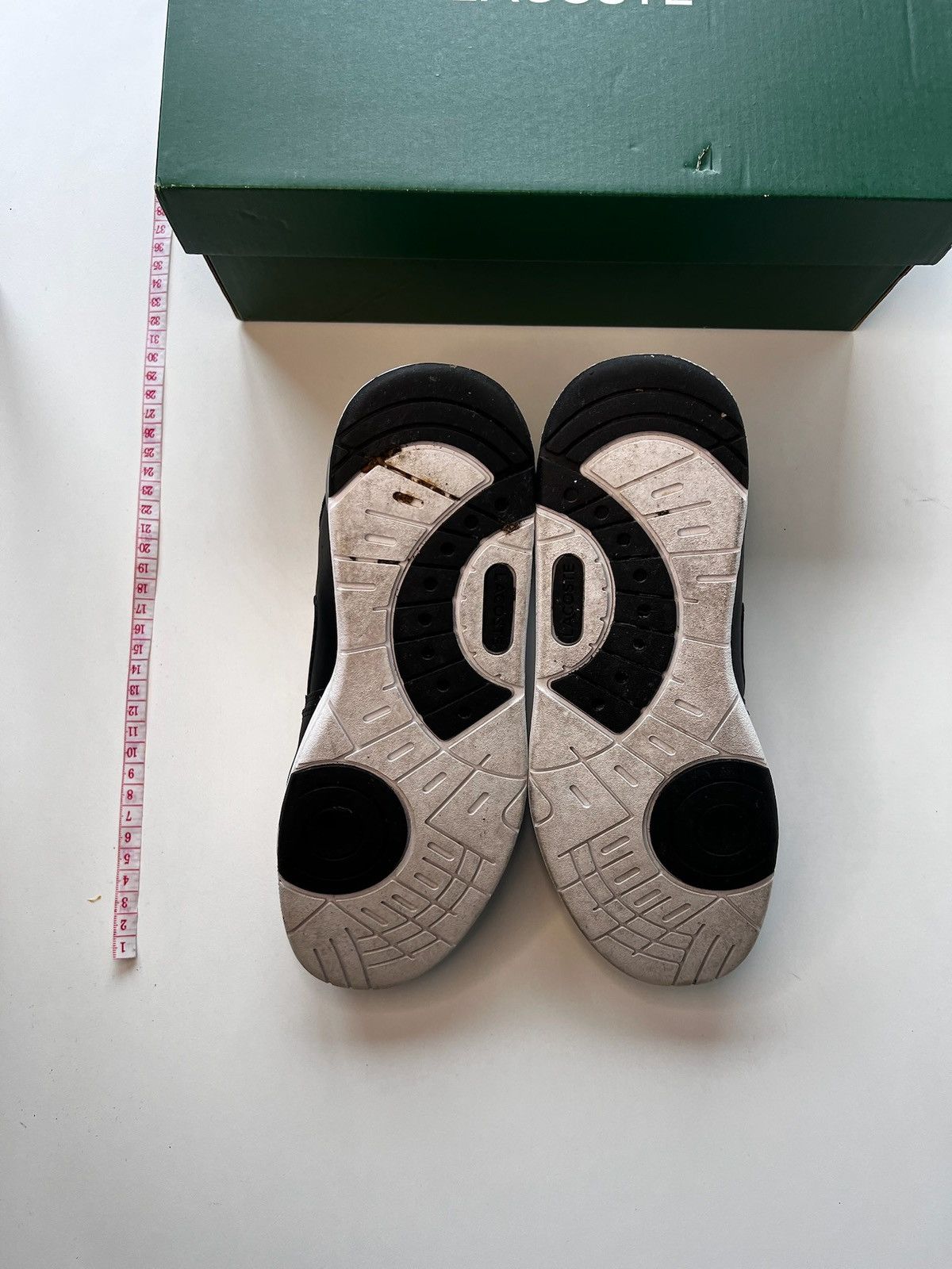 Lacoste Lacoste Sneakers - Black/White Low Top Size US 7.5 / EU 40-41 - 4 Thumbnail