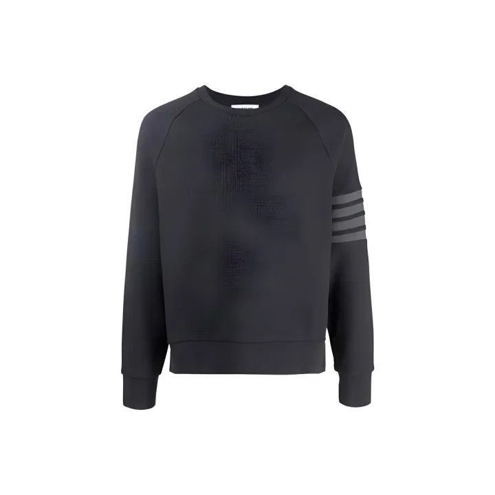 Thom Browne Thom Browne Gray Striped Sweatshirt -2507 Size US M / EU 48-50 / 2 - 7 Thumbnail