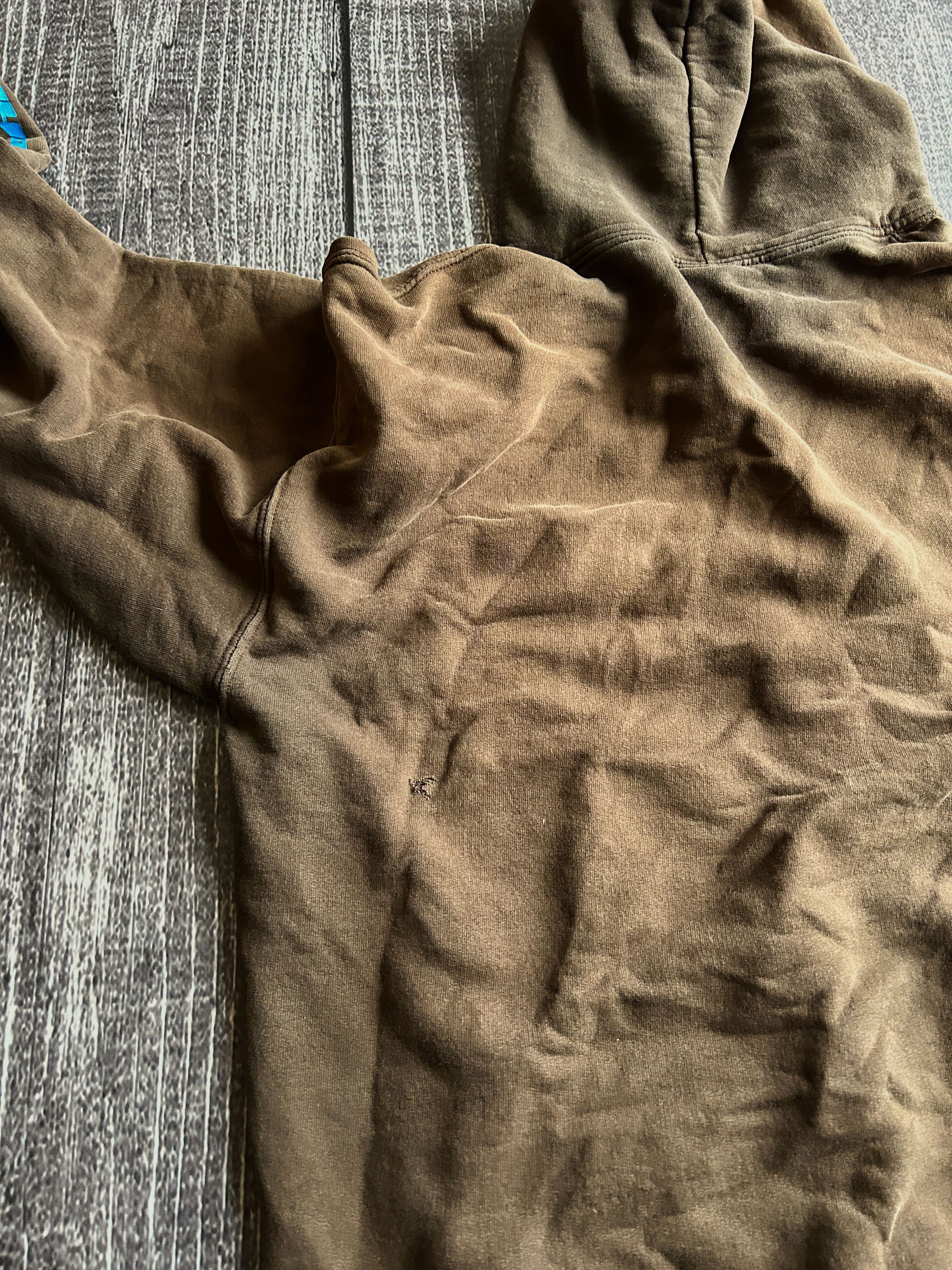 Other Rough Brown Hoodie Blue Script Logo Pullover Streetwear Size US M / EU 48-50 / 2 - 13 Thumbnail