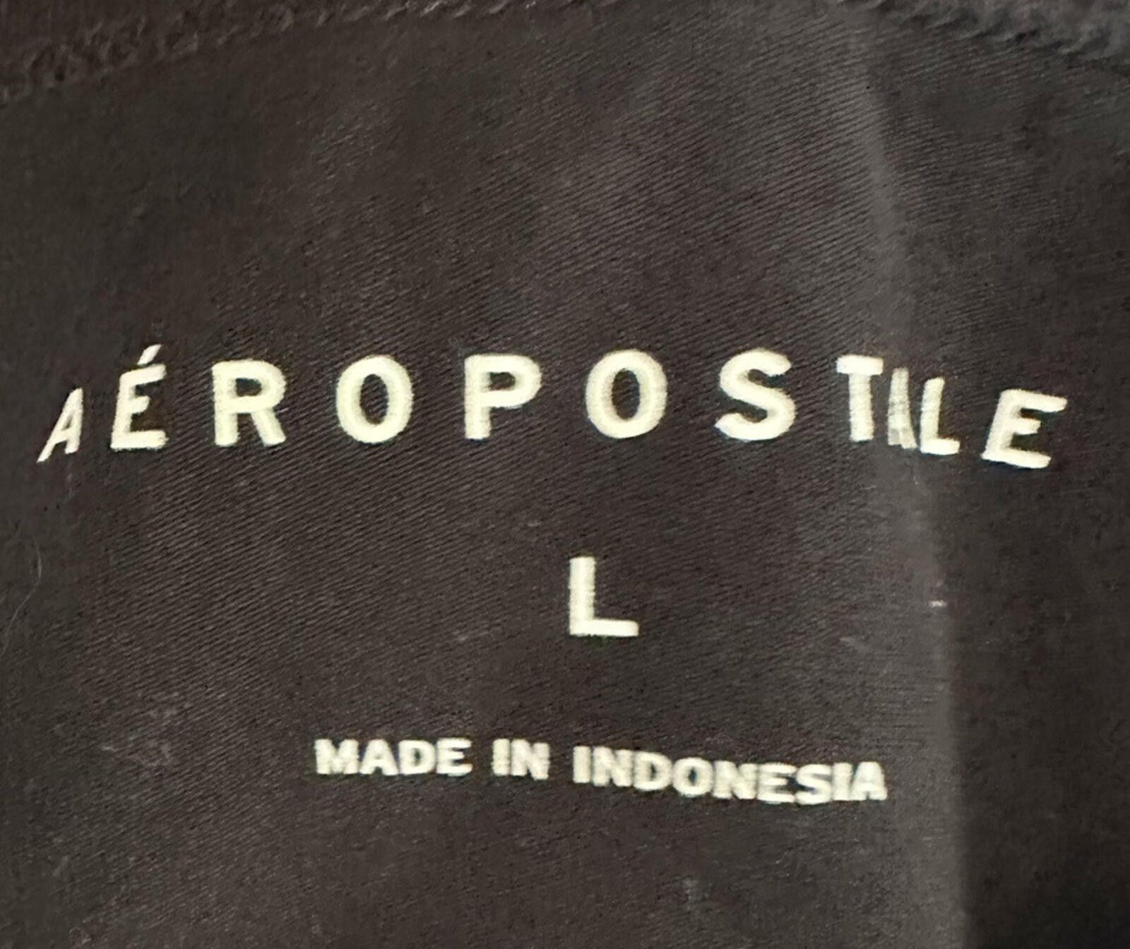 United Arrows Aéropostale Women’s Black Crop Top Size Large Size L / US 10 / IT 46 - 3 Thumbnail