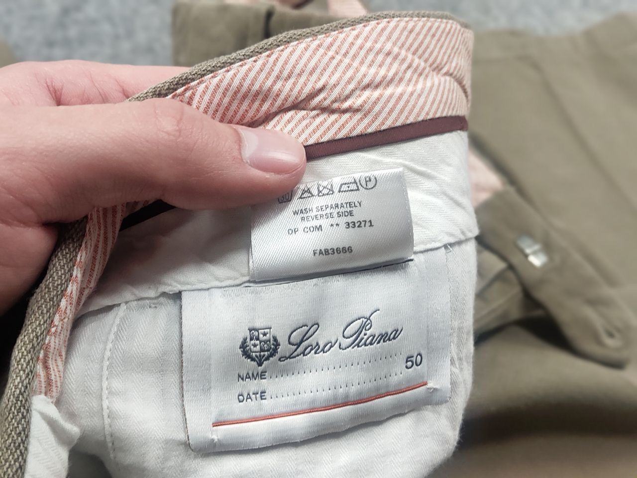 Loro Piana Loro Piana Italy Design Comfort Fit casual trousers Pants Size US 34 / EU 50 - 14 Thumbnail
