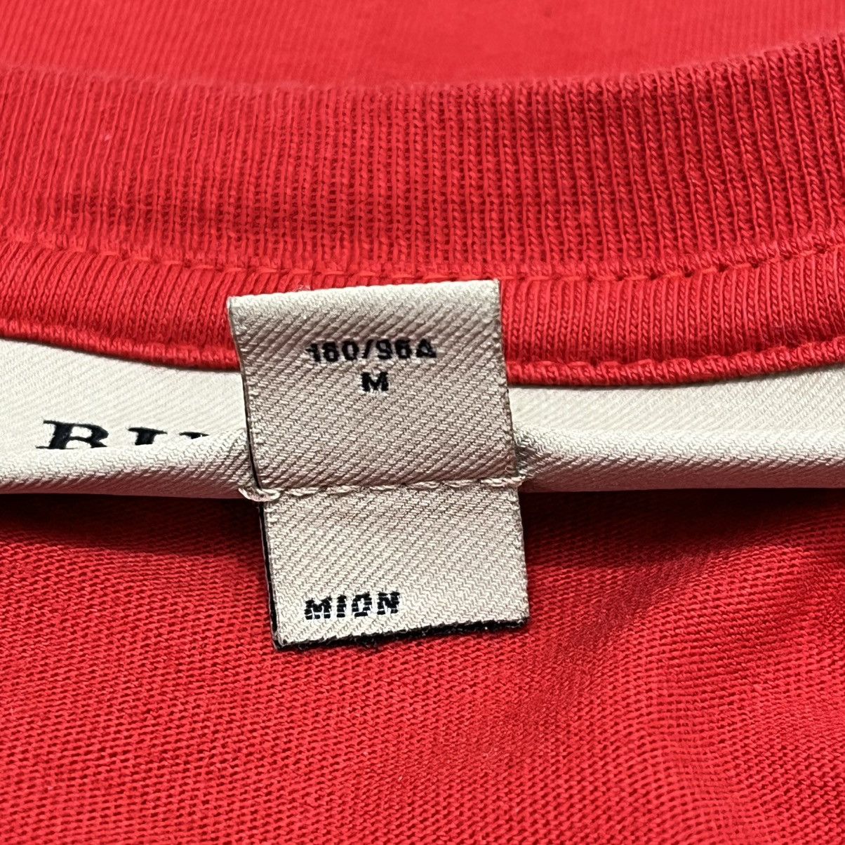 Burberry Burberry Tee Red Size US M / EU 48-50 / 2 - 5 Thumbnail