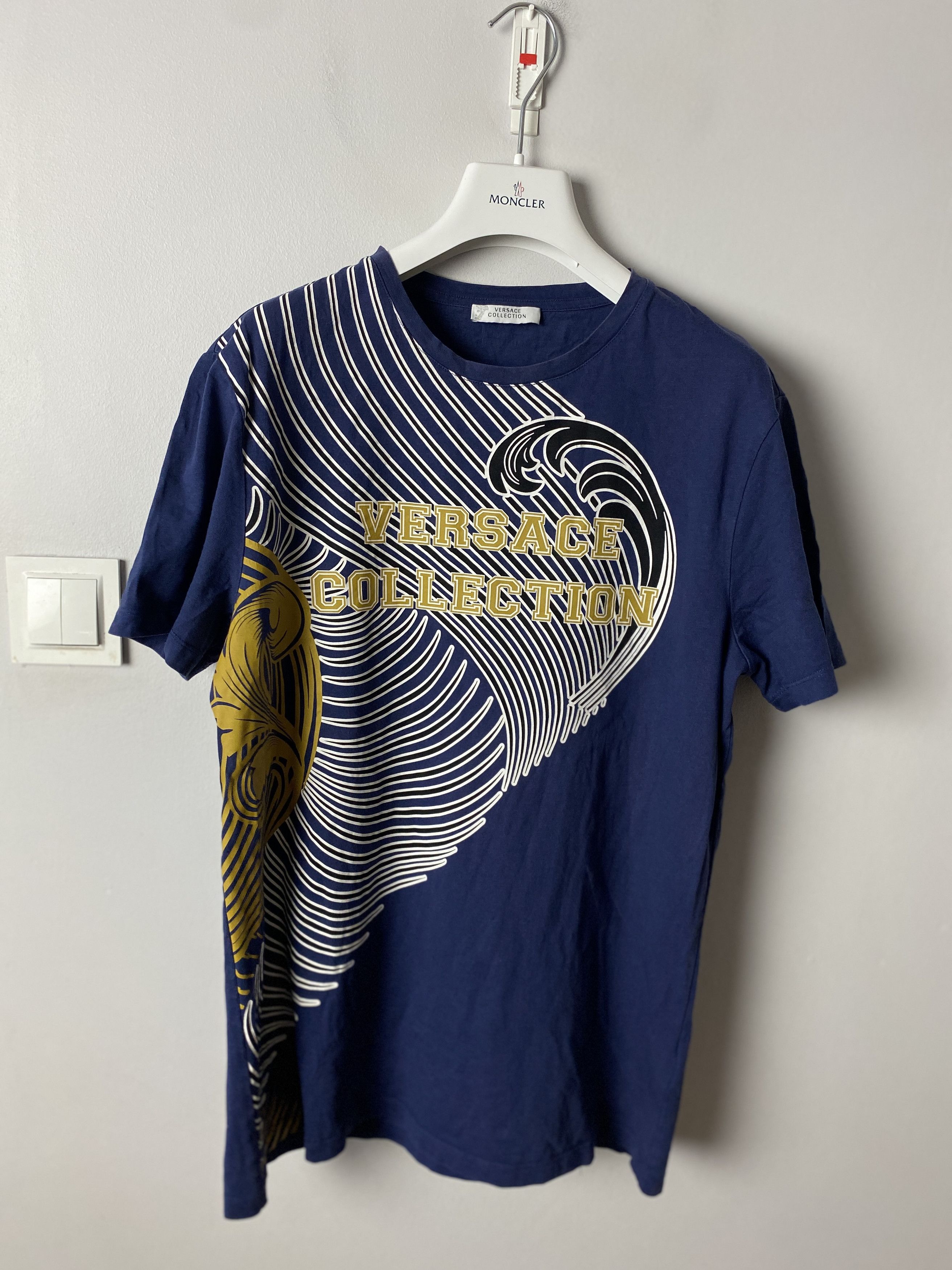 Versace Versace Collection big logo t-shirt tee Size US M / EU 48-50 / 2 - 1 Thumbnail