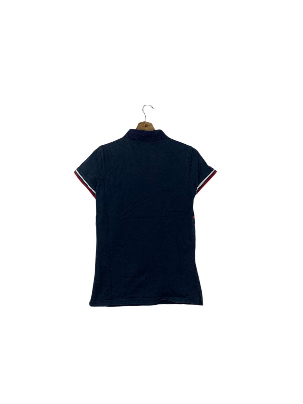 Tommy Hilfiger Vintage TOMMY HILFIGER USA Striped Slim Fit Polo Tee Shirt Size S / US 4 / IT 40 - 7 Thumbnail