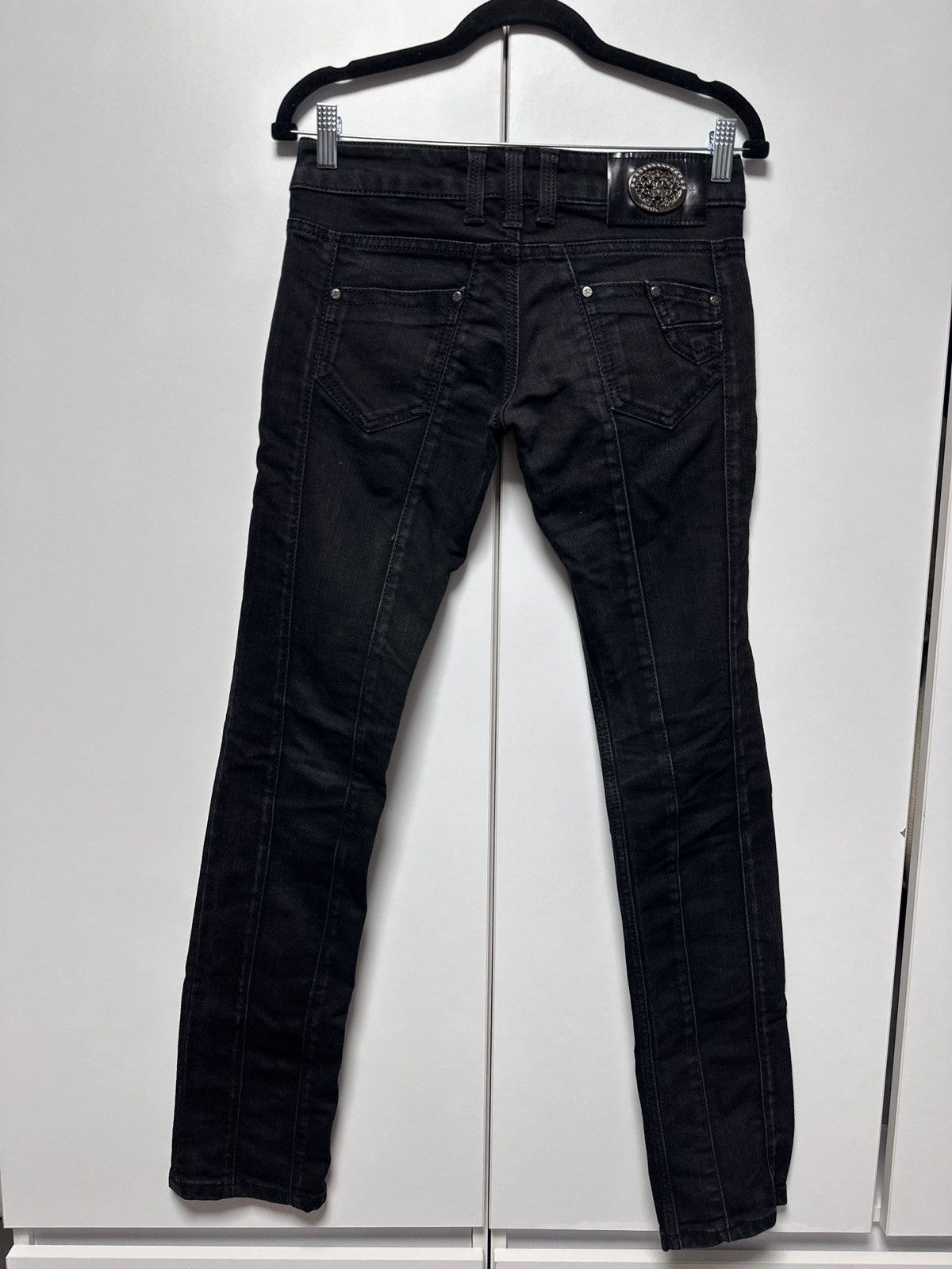Roberto Cavalli Roberto Cavalli Vintage Scab Repair Distressed Skinny Jeans Size 25" / US 0 / IT 36 - 8 Thumbnail
