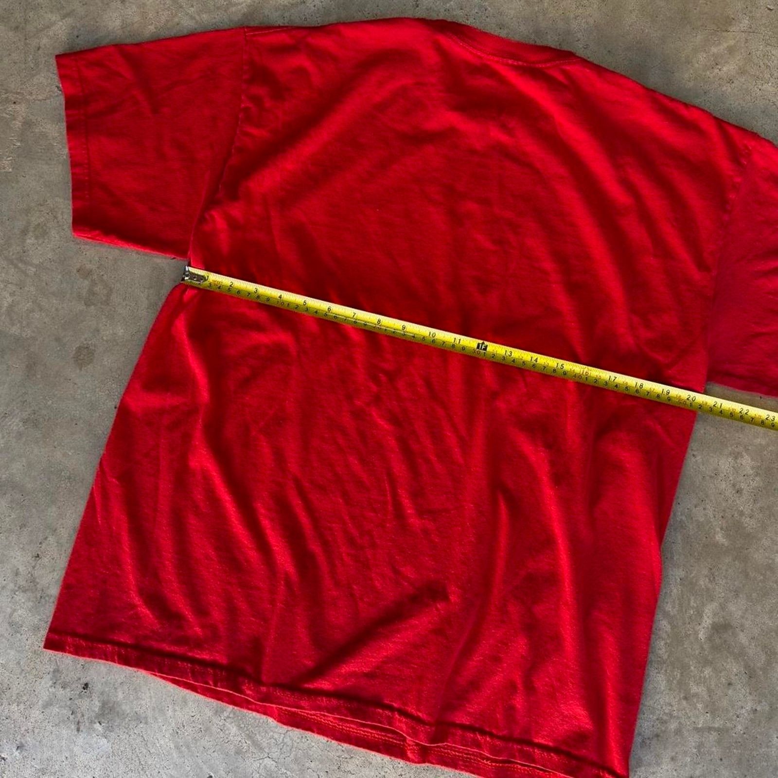 Gildan × NASCAR Y2K Red Jeff Gordon NASCAR Red Racing T-Shirt Size US XL / EU 56 / 4 - 2 Thumbnail