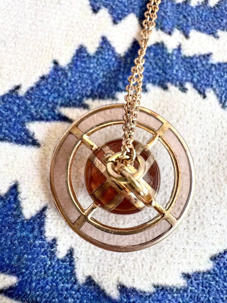 Vivienne Westwood Vivienne Westwood Vintage Pink Jelly Orb Planet Necklace Size ONE SIZE - 6 Thumbnail