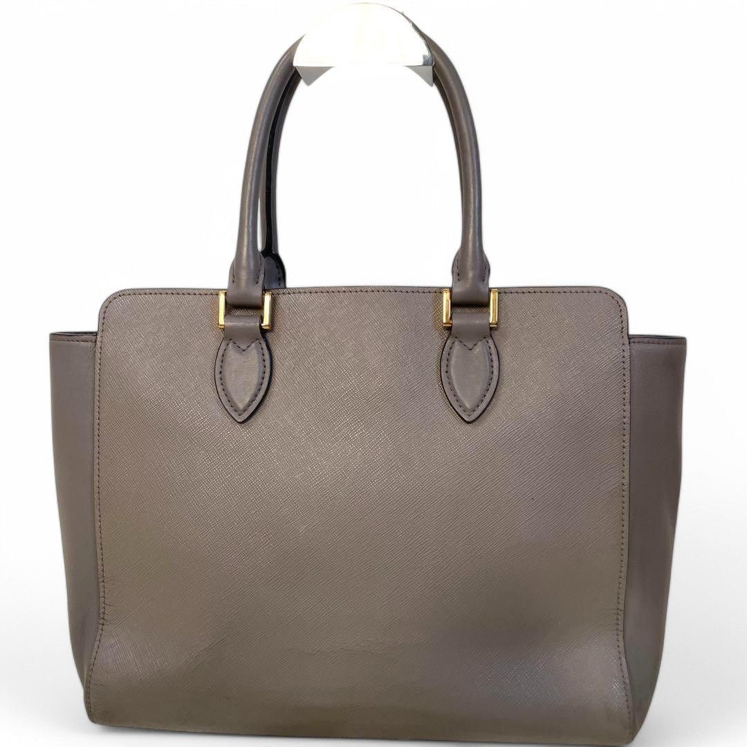 Prada Prada - Saffiano Gray Leather Handbag Shoulder Bag 2-way Size ONE SIZE - 3 Thumbnail