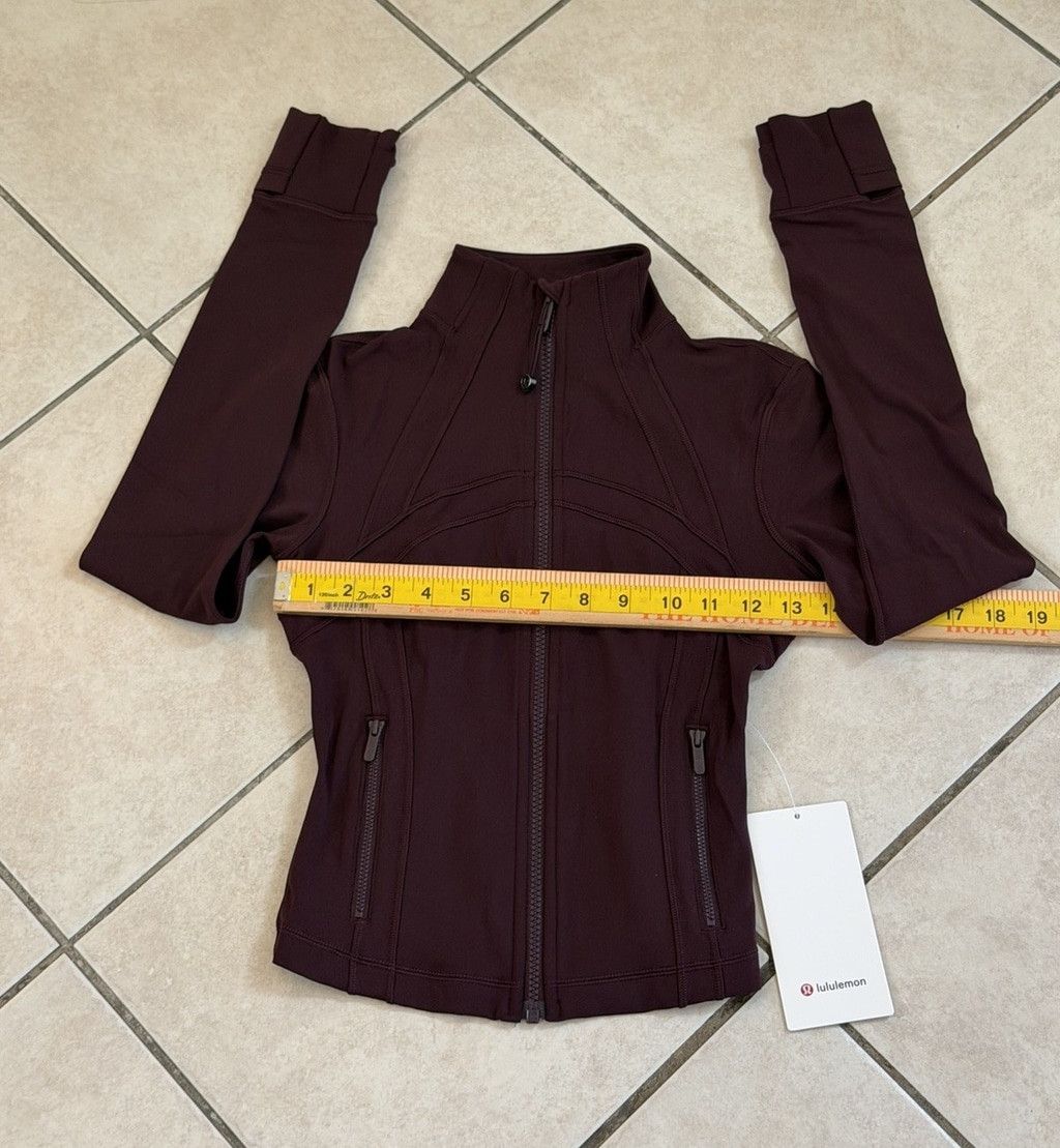Lululemon LULULEMON DEFINE CROPPED JACKET NULU GOODNIGHT PLUM SIZE 2 Size XS / US 0-2 / IT 36-38 - 2 Thumbnail