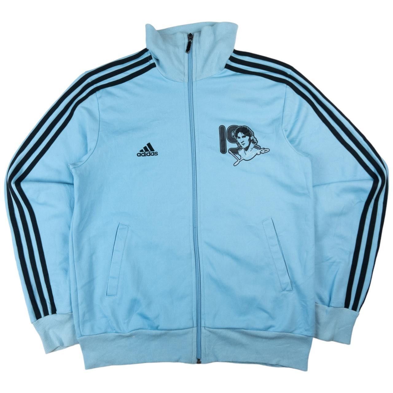 Adidas Vintage Adidas Messi Zip Up Sweatshirt Size M Size US M / EU 48-50 / 2 - 1 Thumbnail