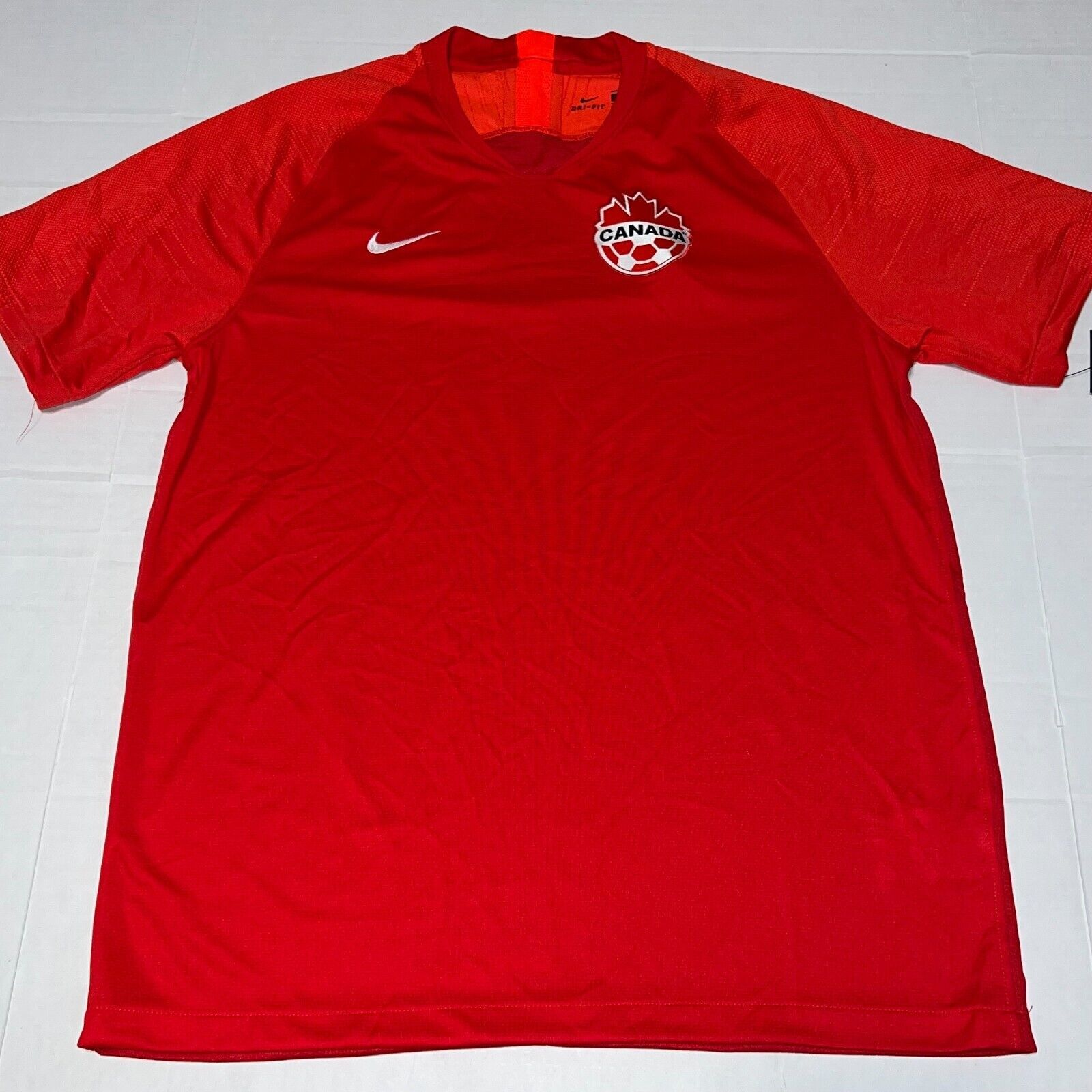 Nike NIKE CANADA 2019 HOME SOCCER JERSEY CQ3839 657 MENS LARGE Size US L / EU 52-54 / 3 - 1 Thumbnail