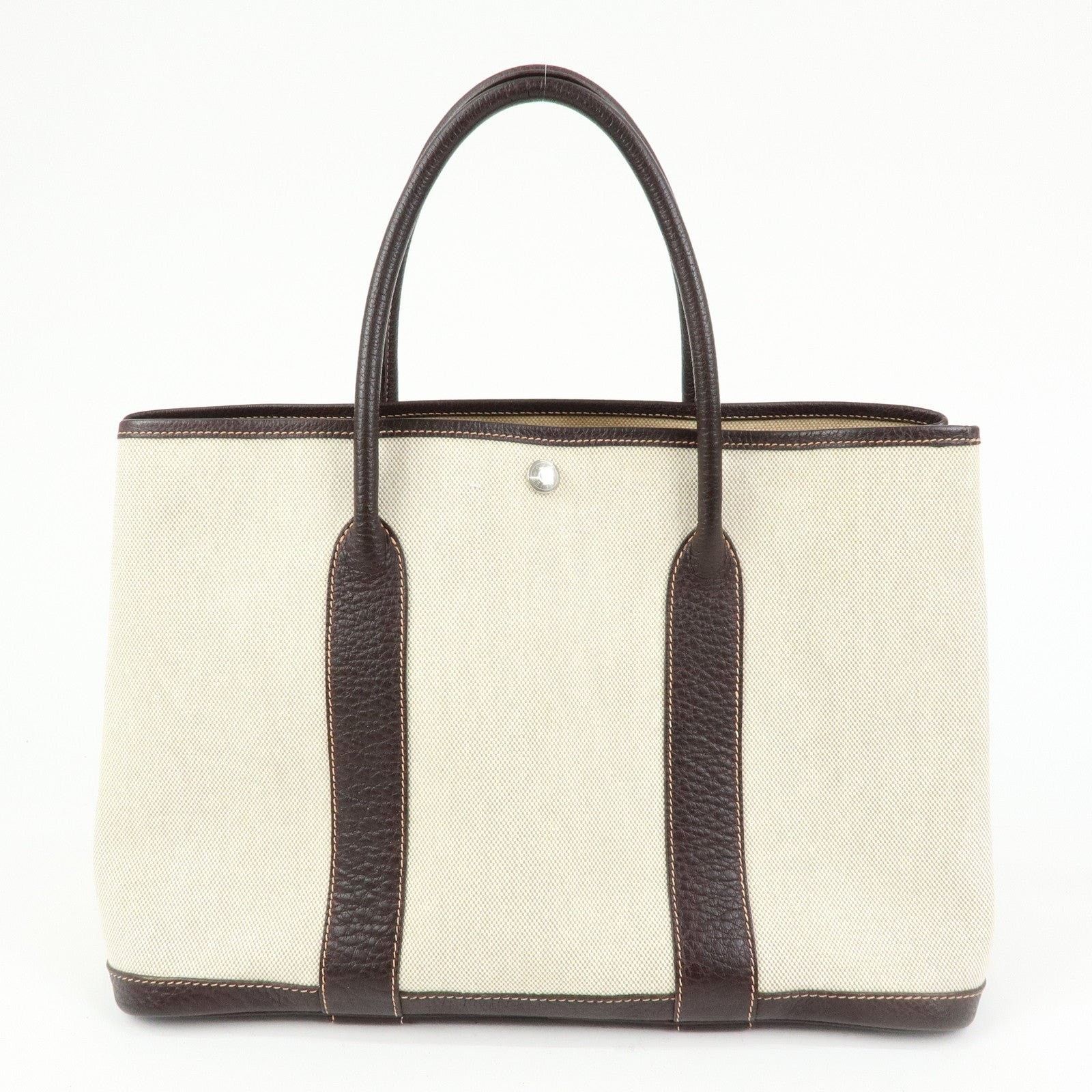 Hermes Hermes Garden Party PM Canvas Tote Cream Size ONE SIZE - 2 Thumbnail