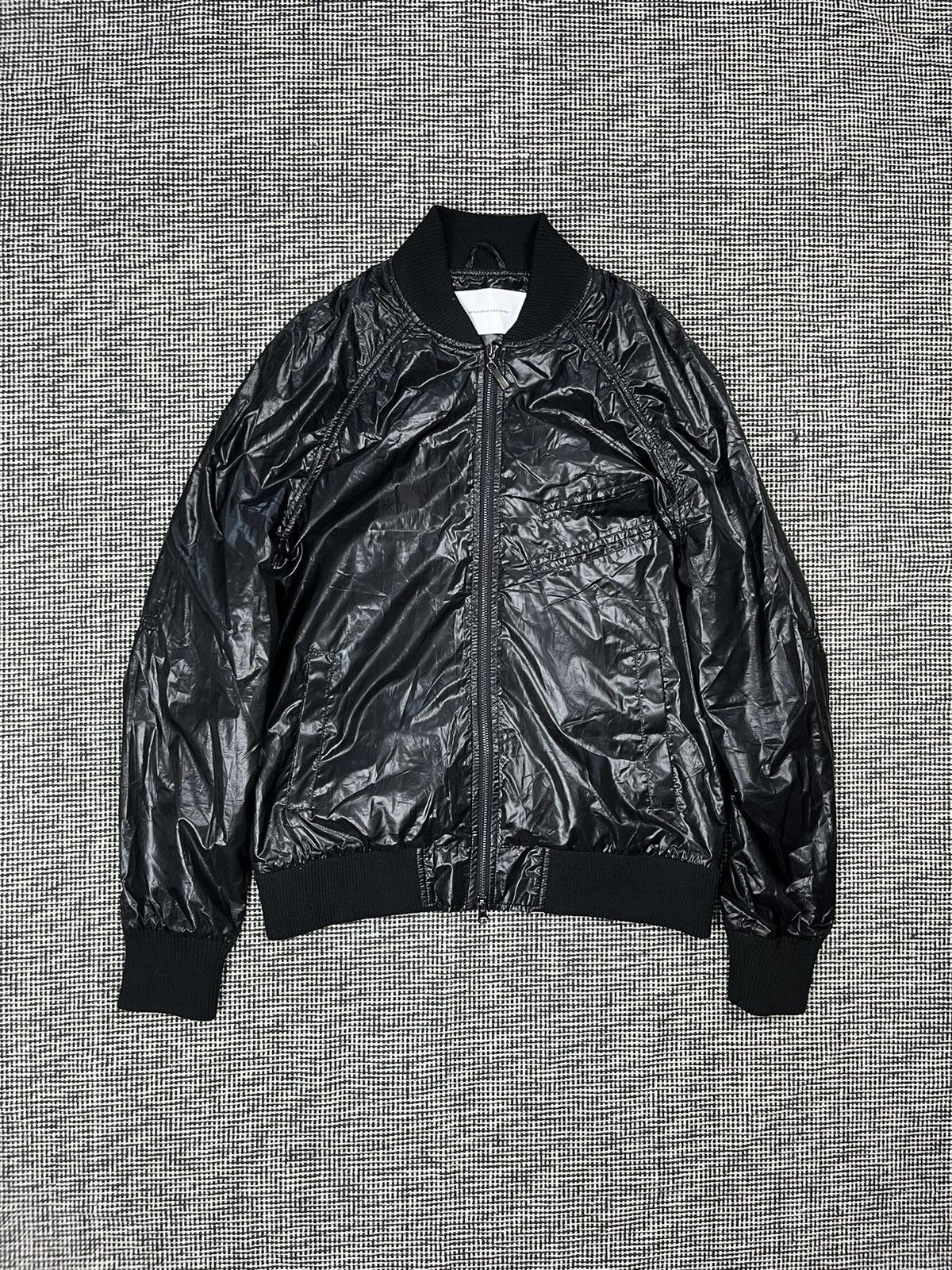 V AVE SHOE REPAIR Fifth avenue shoe repair nylon shiny bomber jacket Size US M / EU 48-50 / 2 - 1 Thumbnail