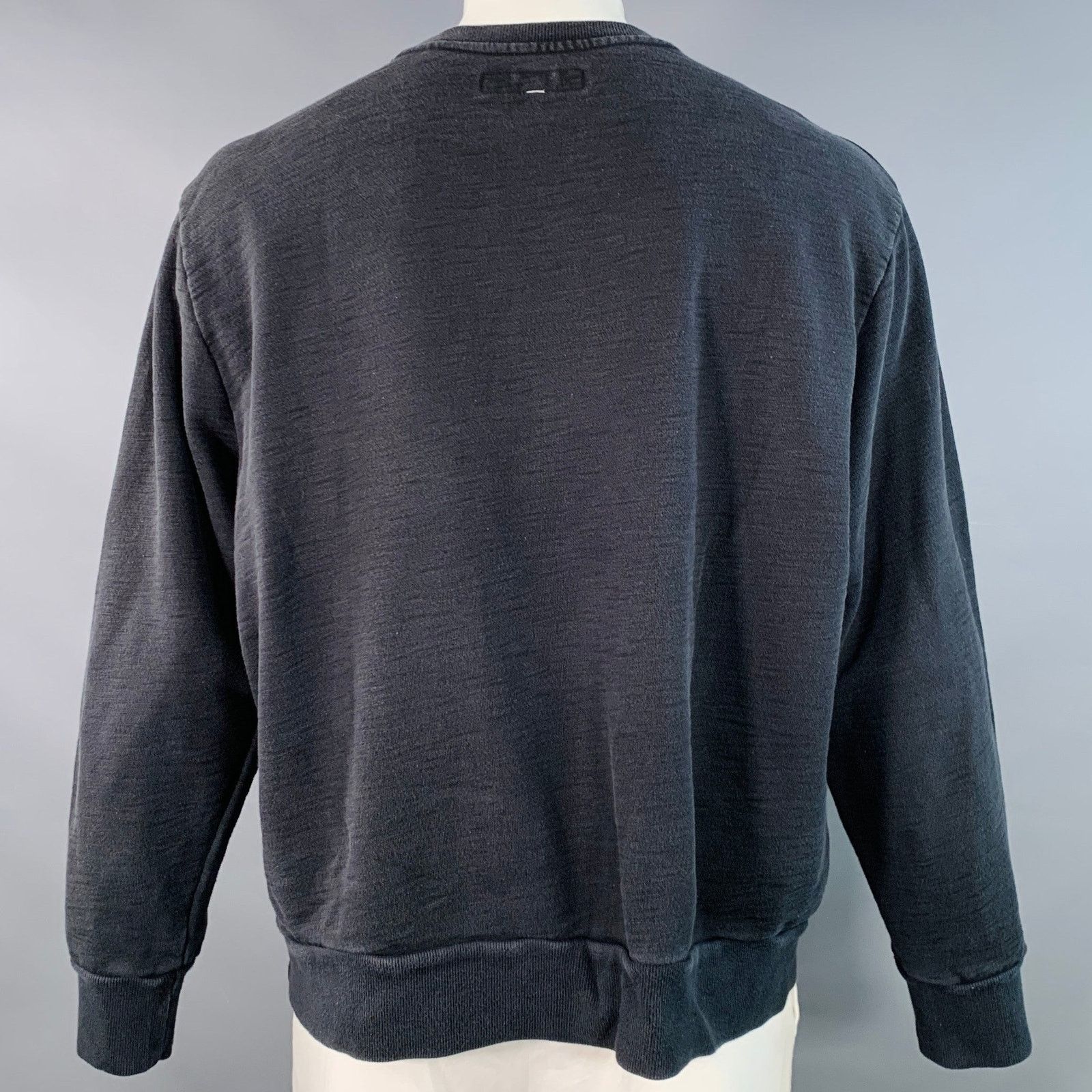 Rag & Bone XXL Yin Yang Black White Print Cotton Crew Neck Sweatshirt Size US XXL / EU 58 / 5 - 4 Thumbnail