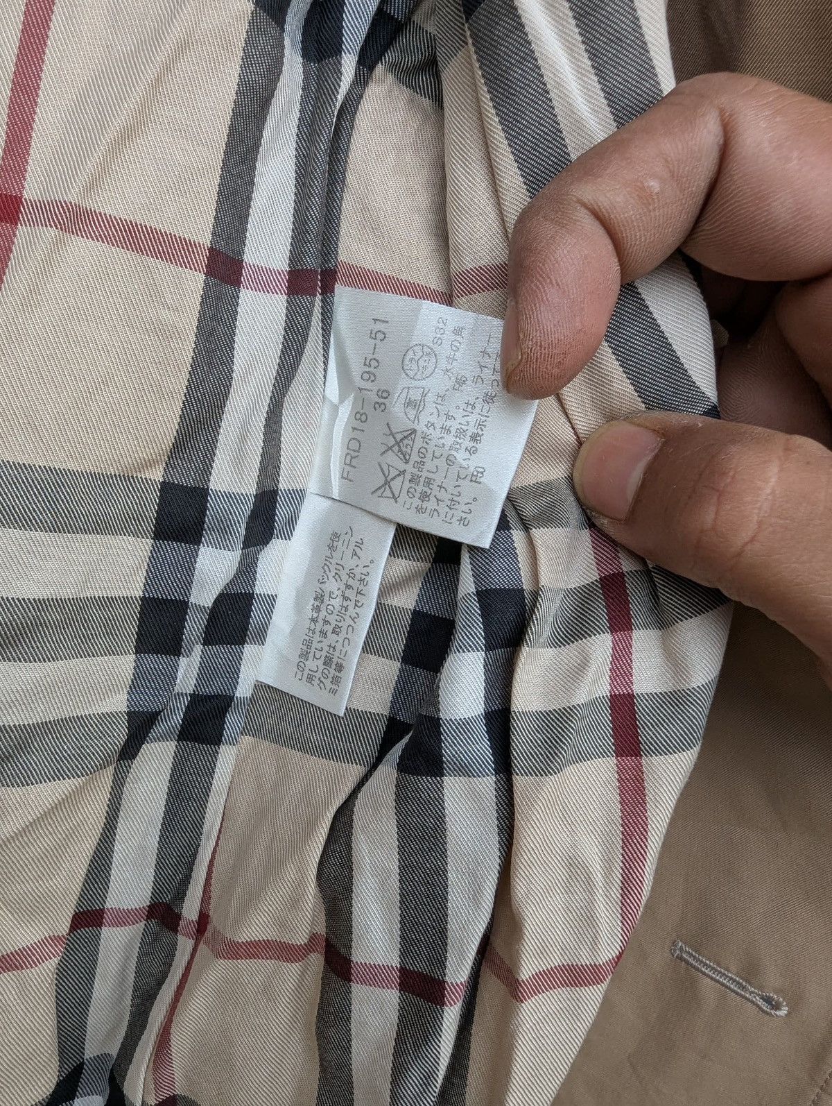 Burberry Burberry Nova Check Trench Coat Size XS / US 0-2 / IT 36-38 - 4 Thumbnail