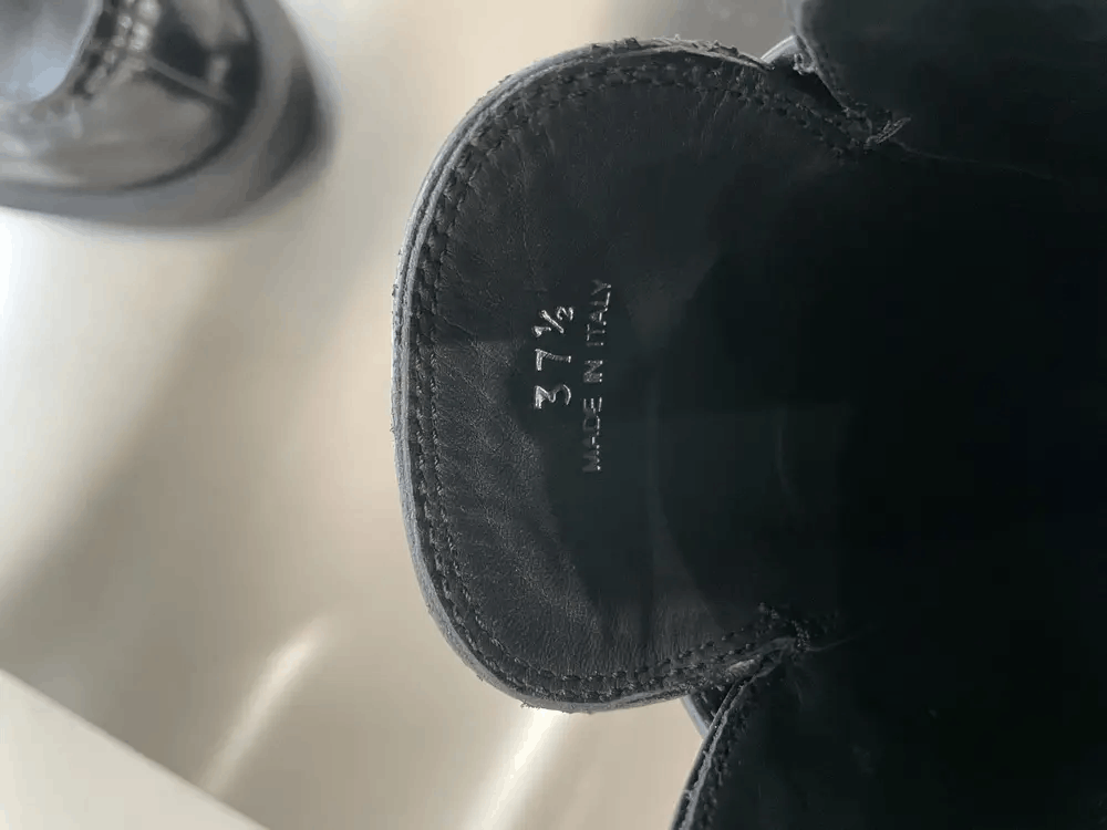 Prada Prada Triangle Logo Leather Flat Shoes Size US 7.5 / IT 37.5 - 7 Thumbnail