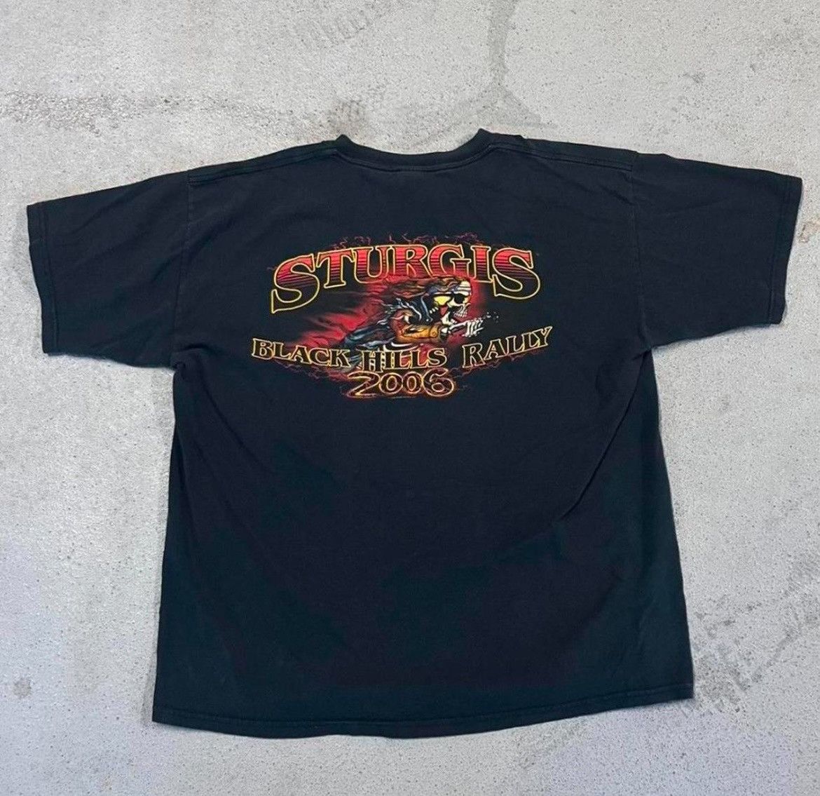 Vintage Black Sturgis Y2K Motorcycle Tee Size US XL / EU 56 / 4 - 2 Thumbnail