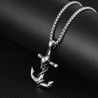Japanese Brand × Jewelry Skull Anchor Pendant Necklace Size ONE SIZE - 3 Thumbnail