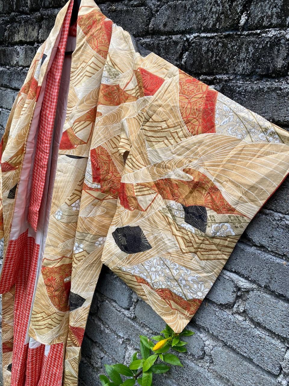 Other Vintage Karaori Silk Kimono Size L / US 10 / IT 46 - 11 Thumbnail