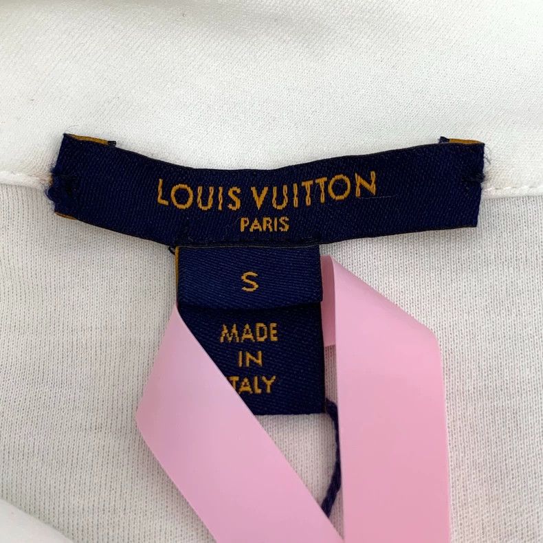Louis Vuitton Louis Vuitton 22 crewneck, short-sleeve dress in white let Size S / US 4 / IT 40 - 6 Thumbnail