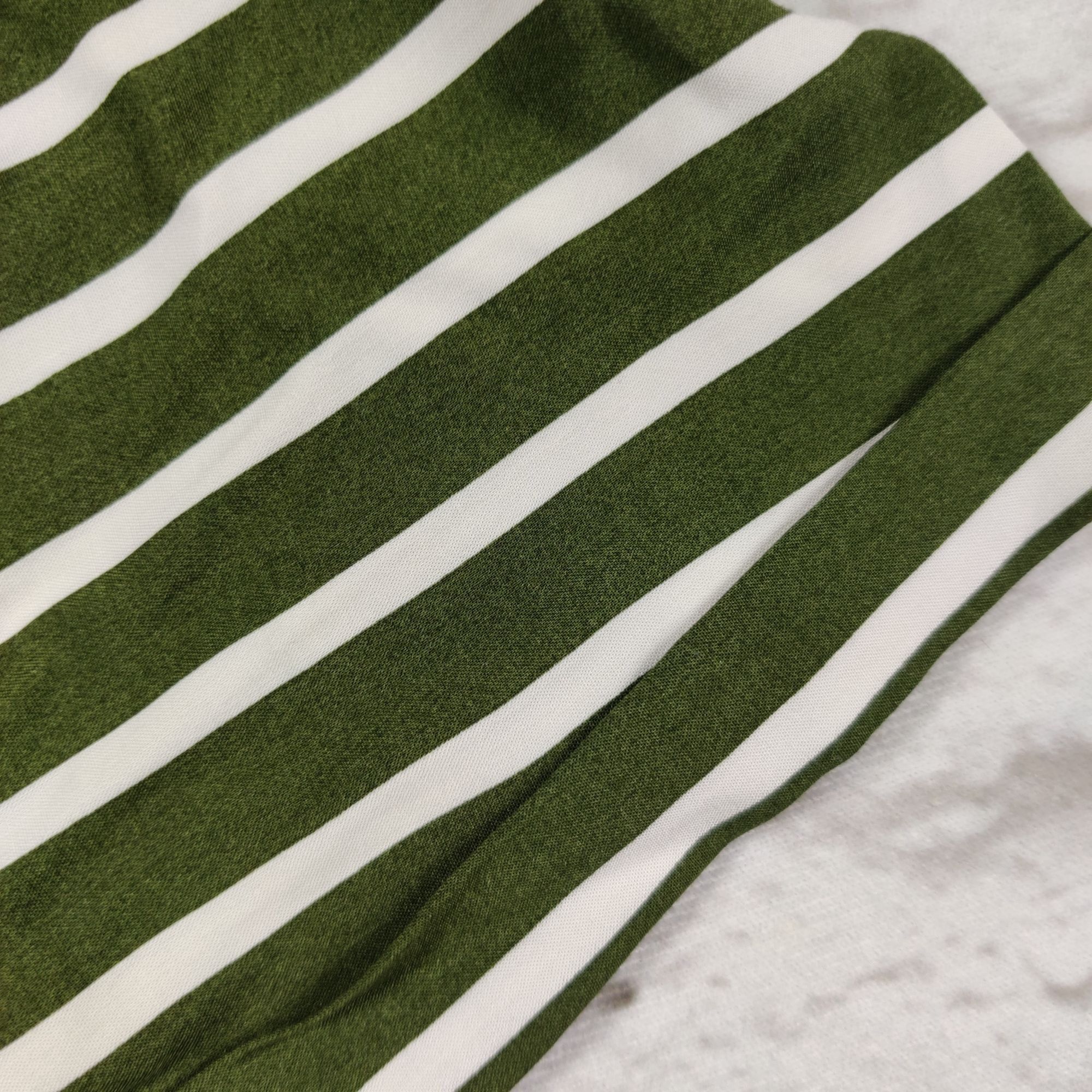 Old Navy Old Navy XS Green White Striped Short Sleeve Dress Tie Waist Size XS / US 0-2 / IT 36-38 - 6 Thumbnail