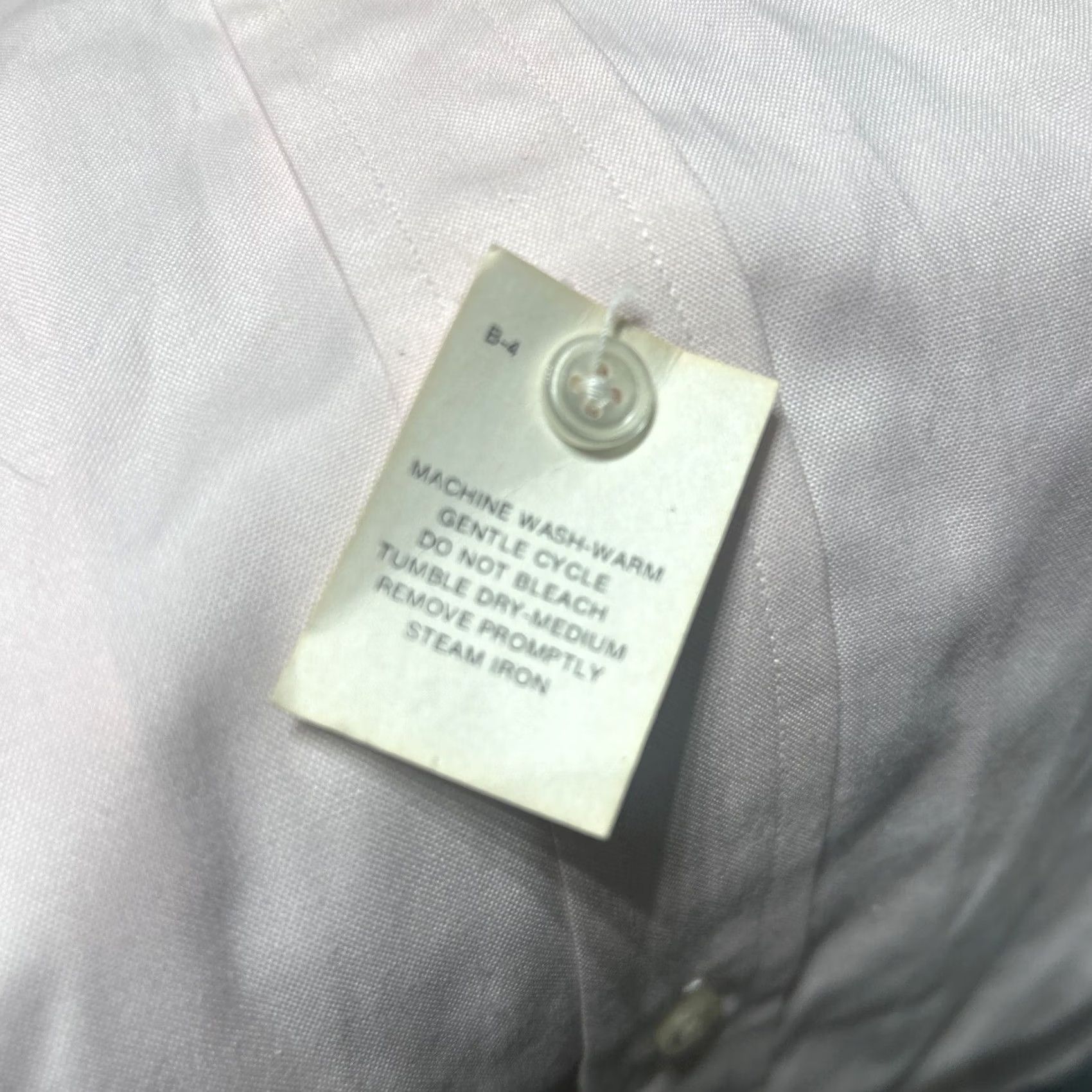 Vintage VTG Planteen&krogh Men's 100% Imported Cotton Light Pink Oxford Academia Shirt Size US M / EU 48-50 / 2 - 3 Thumbnail